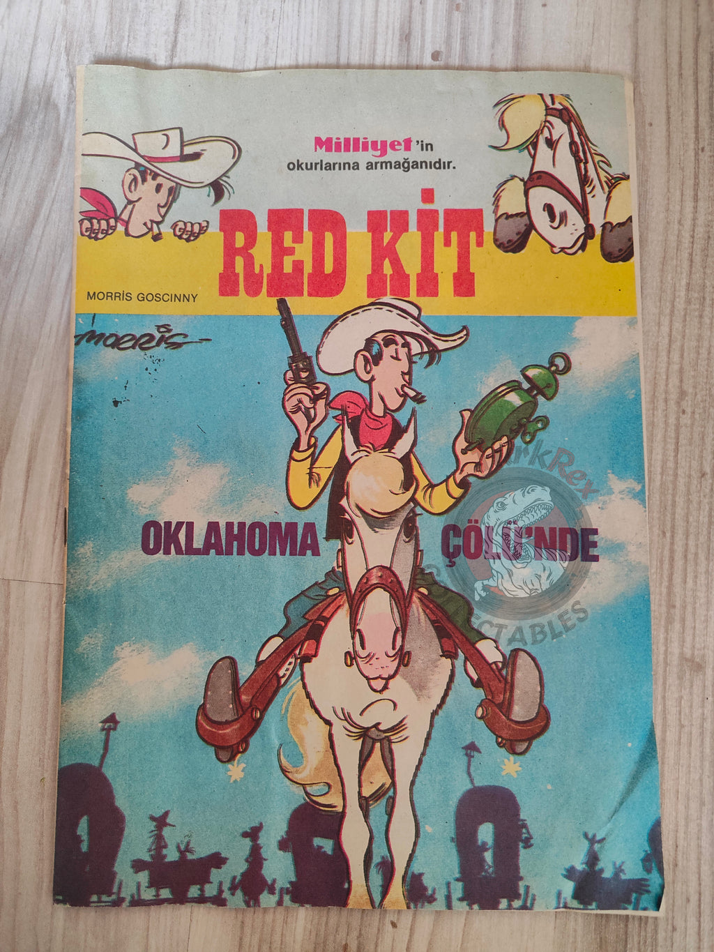 Lucky Luke - Ruée sur l'Oklahoma 1990s Turkish Comic Turkey