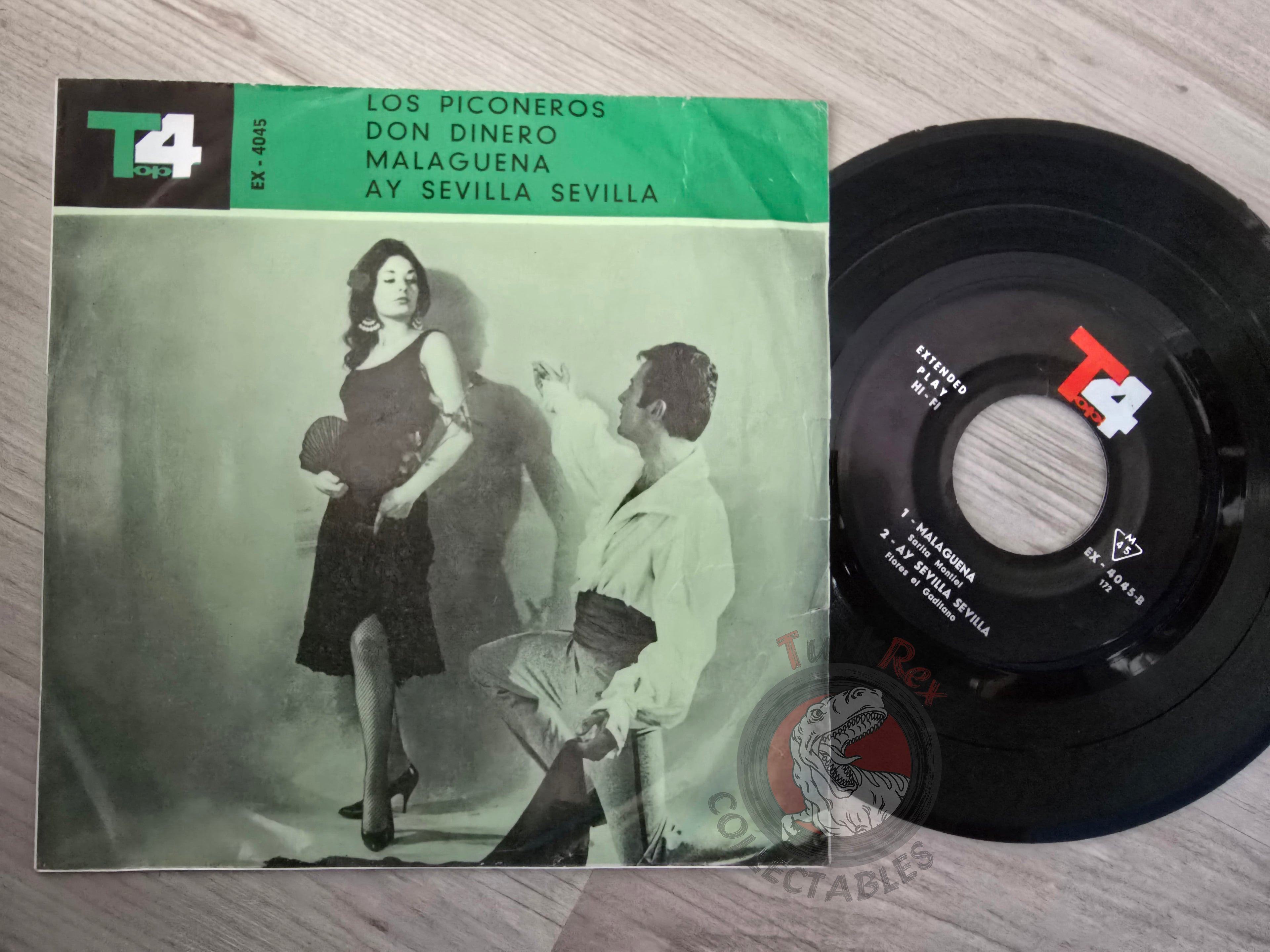 Pepita Fernandez / Dolores Abril / Sara Montiel / Flores El Gaditano 7" Iran Pressing Vinyl Iranian Edition