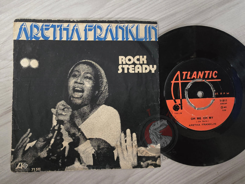 Aretha Franklin – Rock Steady 7" Turkish Pressing Vinyl Turkey Edition