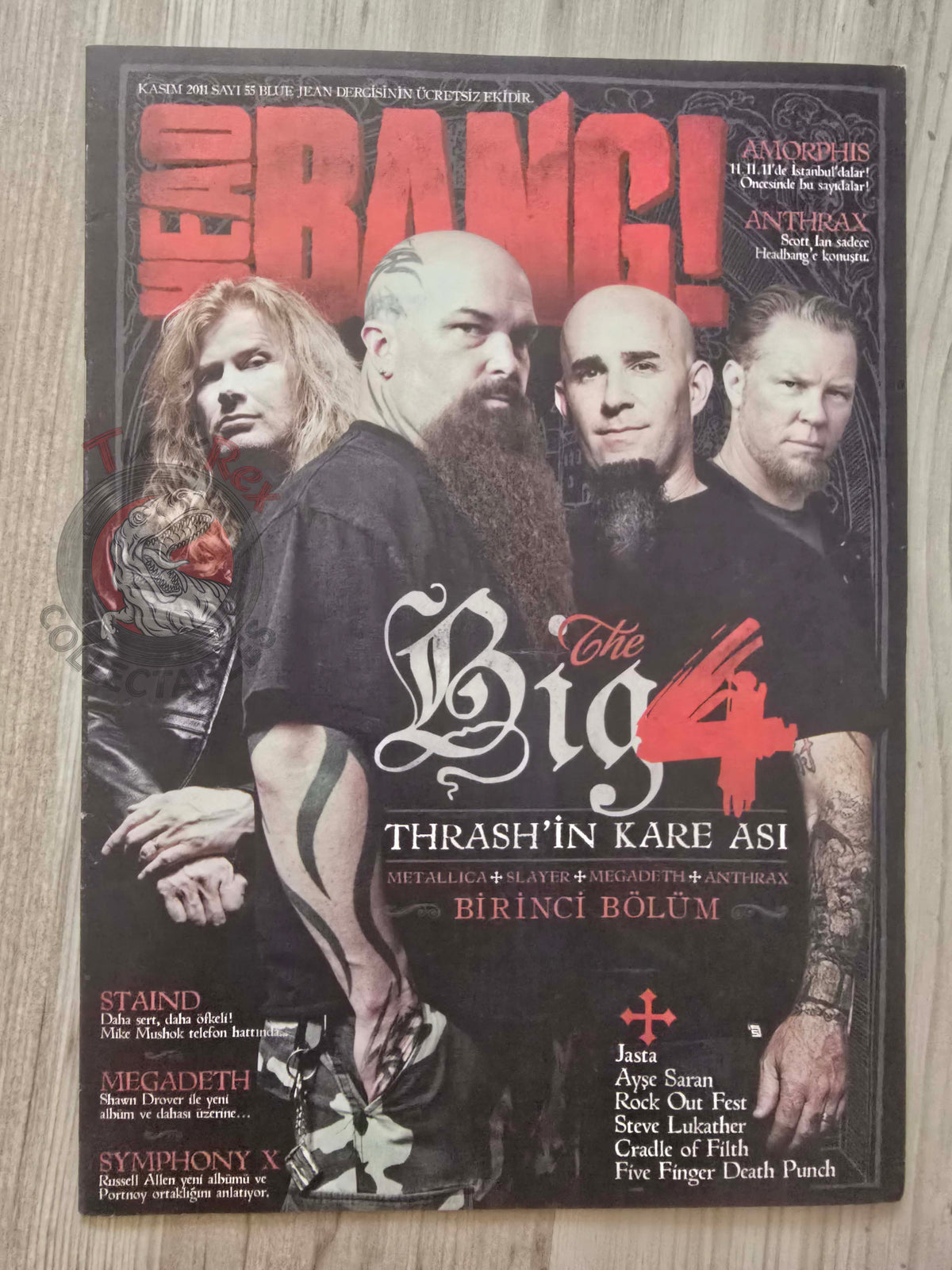 Headbang 2011 Metallica Slayer Megadeth Anthrax Turkish Mag Turkey Amorphis Symphony X
