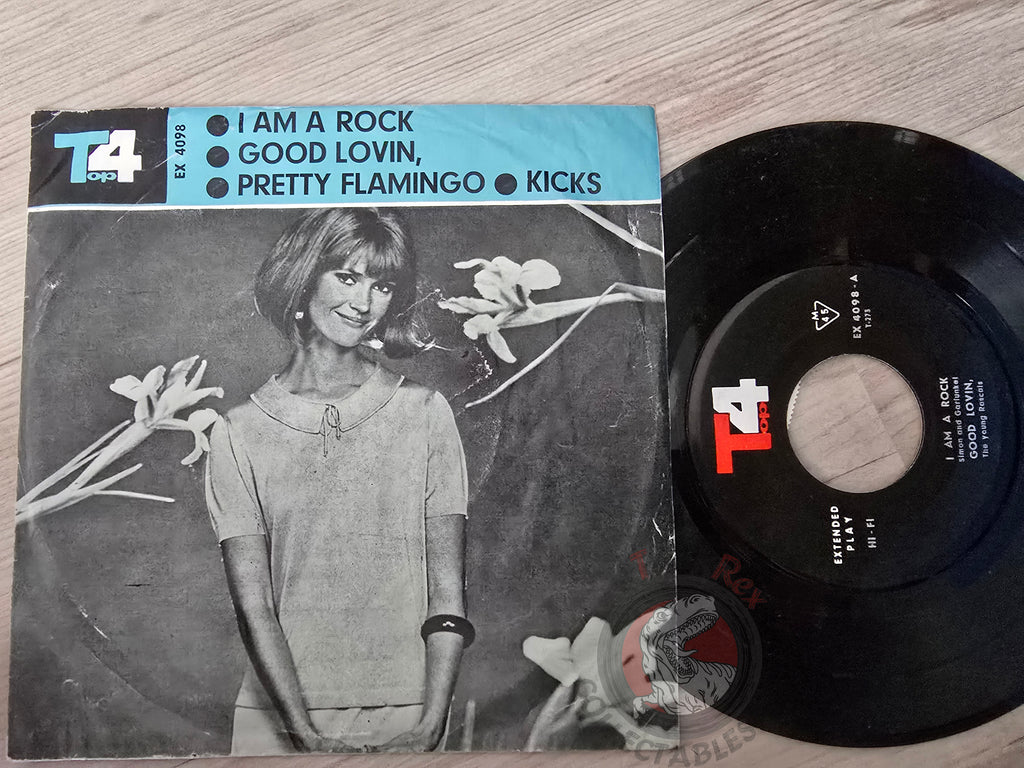 Manfred Mann / Simon & Garfunkel / The Young Rascals / Paul Revere 7" Iran Pressing Vinyl Iranian Edition