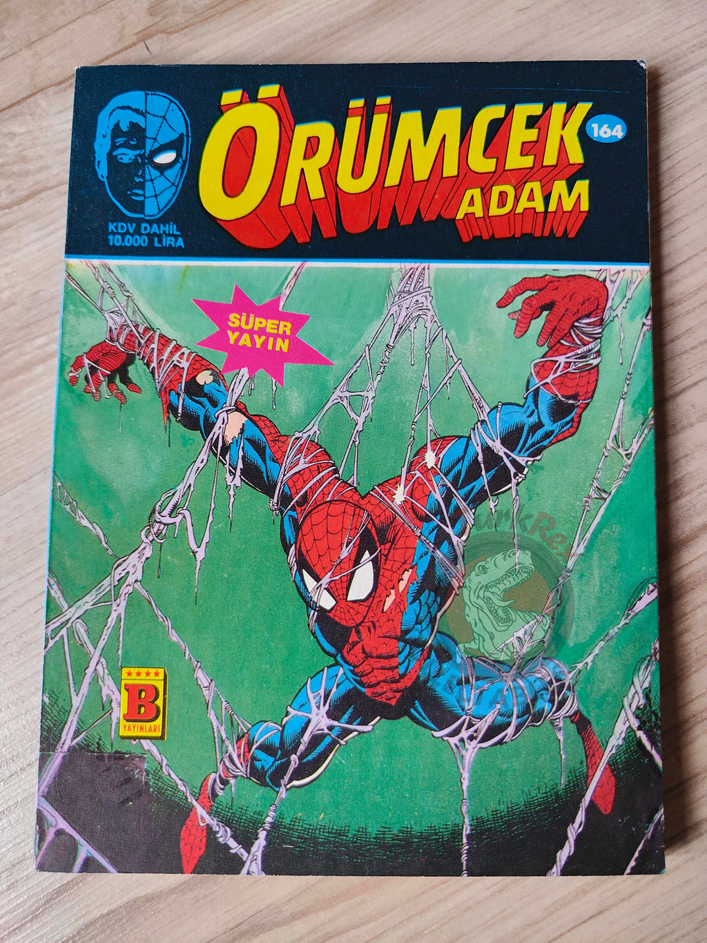 Spider-Man #164 1994 Turkish Comic Turkey Web Of #90 Spectacular #41 Hulk #369 Marvel Team Up #128