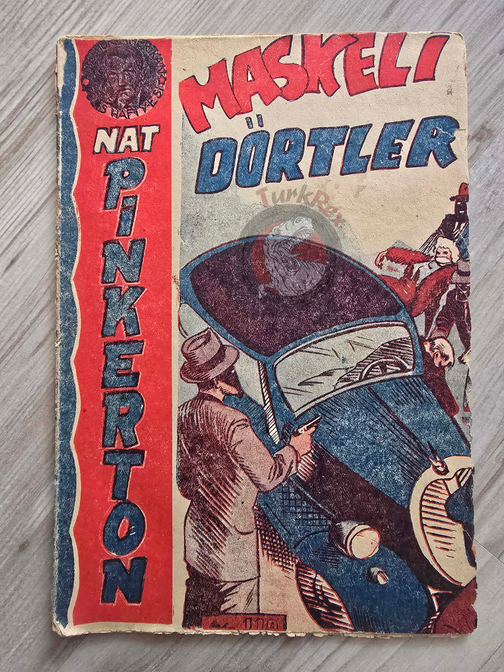 Nat Pinkerton 1945 Turkish Book Turkey Detective