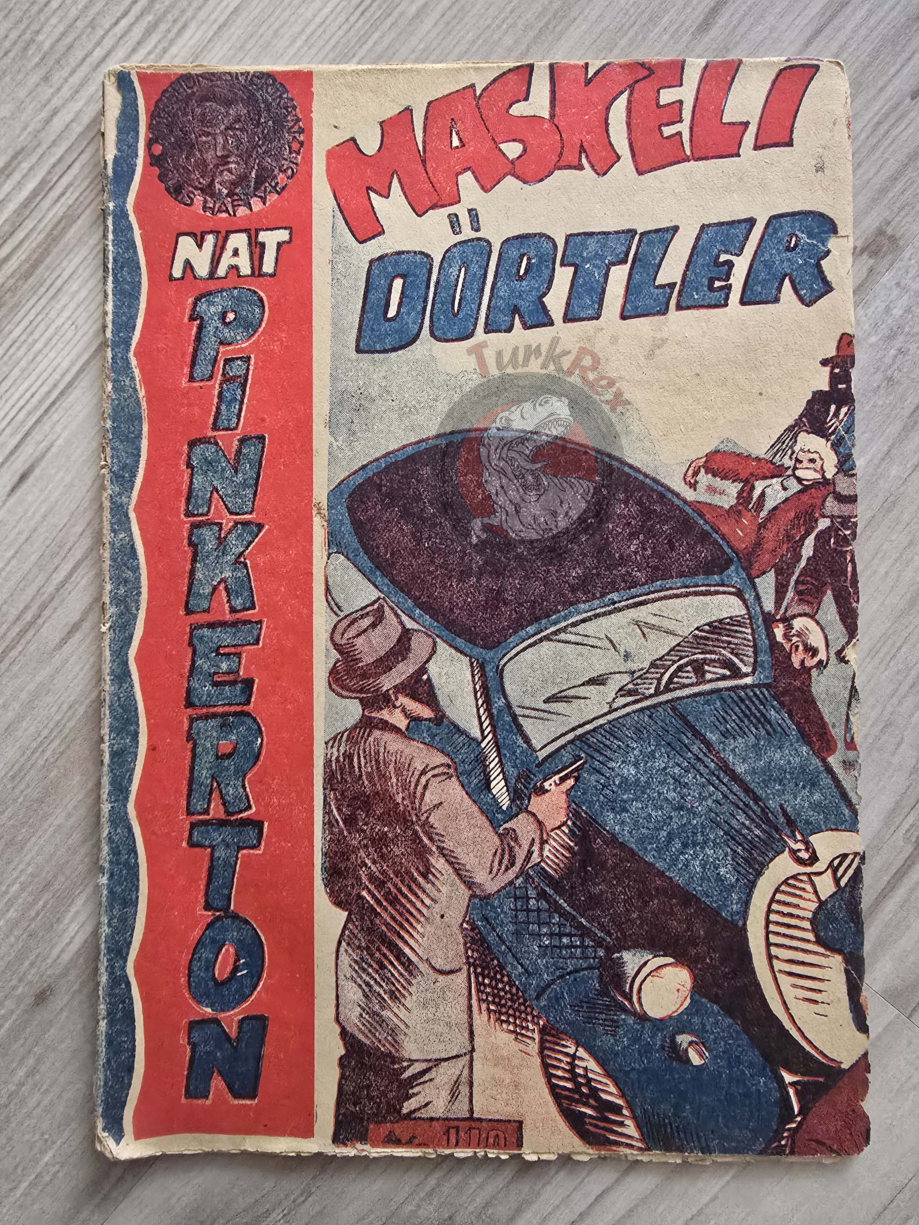 Nat Pinkerton 1945 Turkish Book Turkey Detective