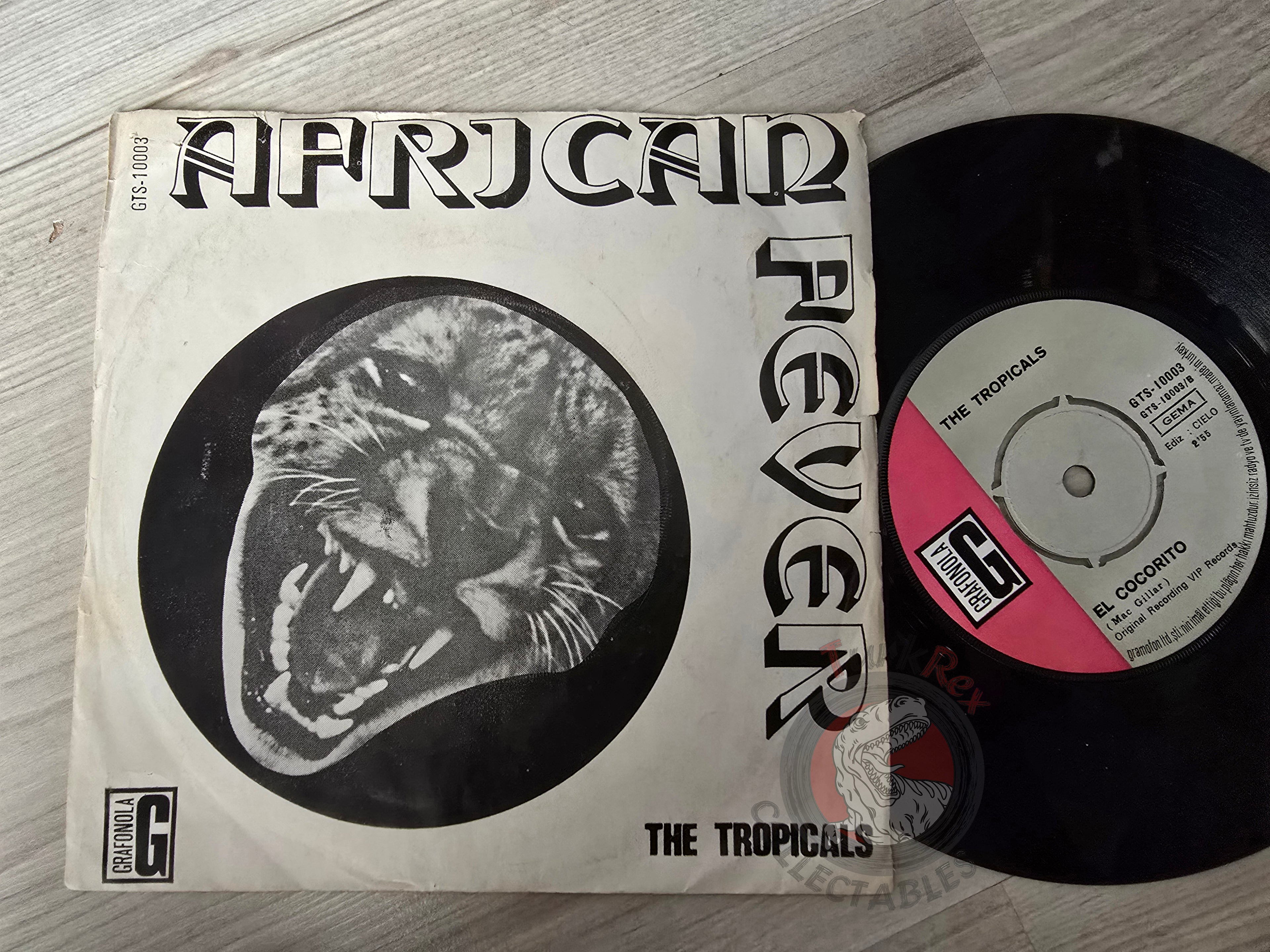 The Tropicals – African Fever 7" Turkish Pressing Vinyl Turkey Edition