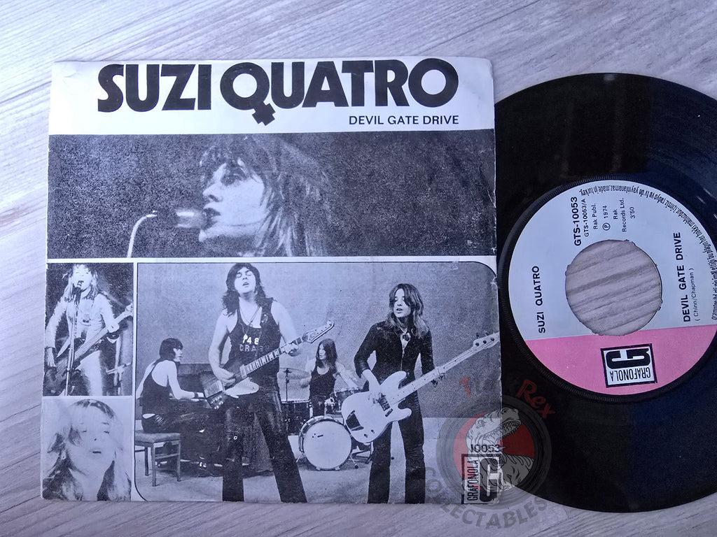 Suzi Quatro – Devil Gate Drive 7" Turkish Pressing Vinyl Turkey Edition 2