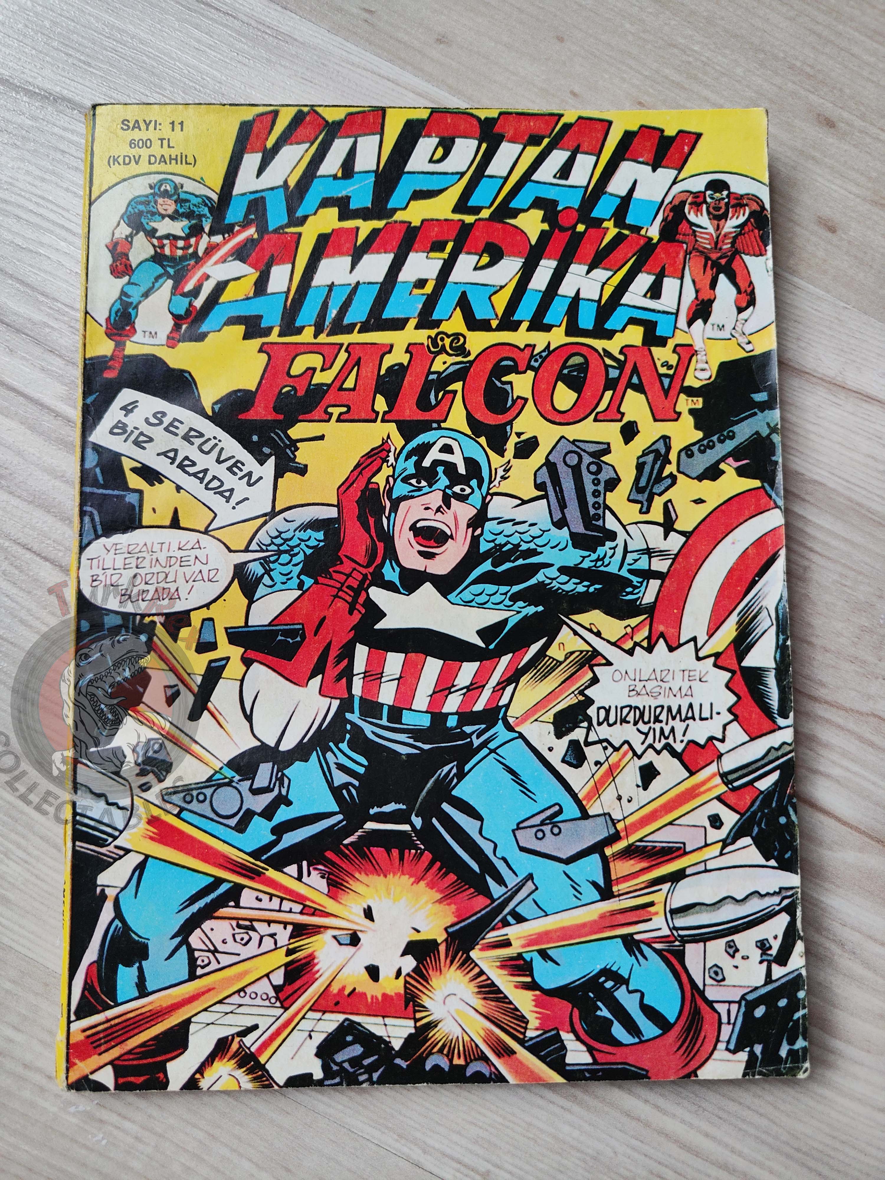 Captain America – Issue #11 1988 Turkish Comic Turkey #195 #196 #197 #198