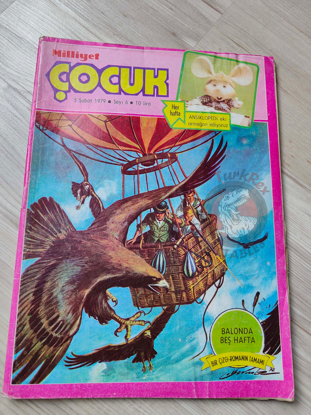 Milliyet Çocuk #6 1979 Turkish Comic Turkey Joyas Literarias Juveniles #62 Jules Verne