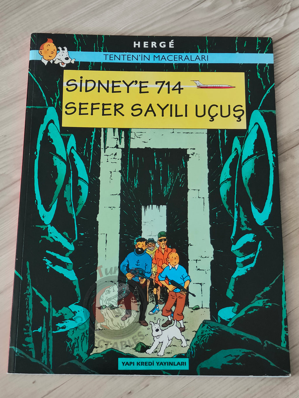 Tintin – Flight 714 to Sydney 1998 Turkish Edition Comic Turkey 2nd YKY