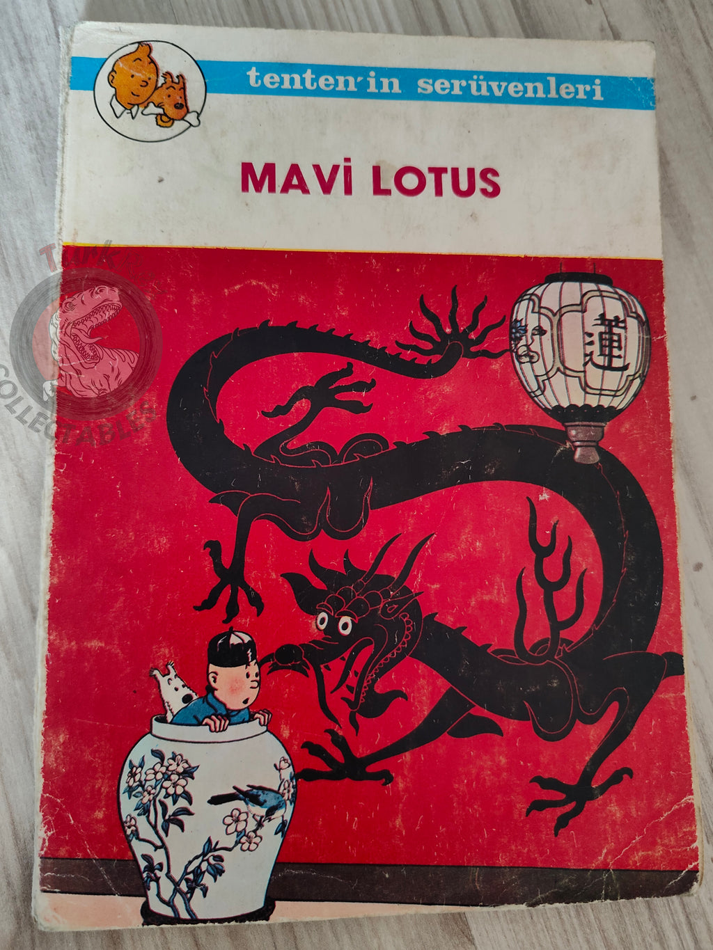 Tintin – The Blue Lotus mid 1980s Turkish Edition Comic Turkey 2