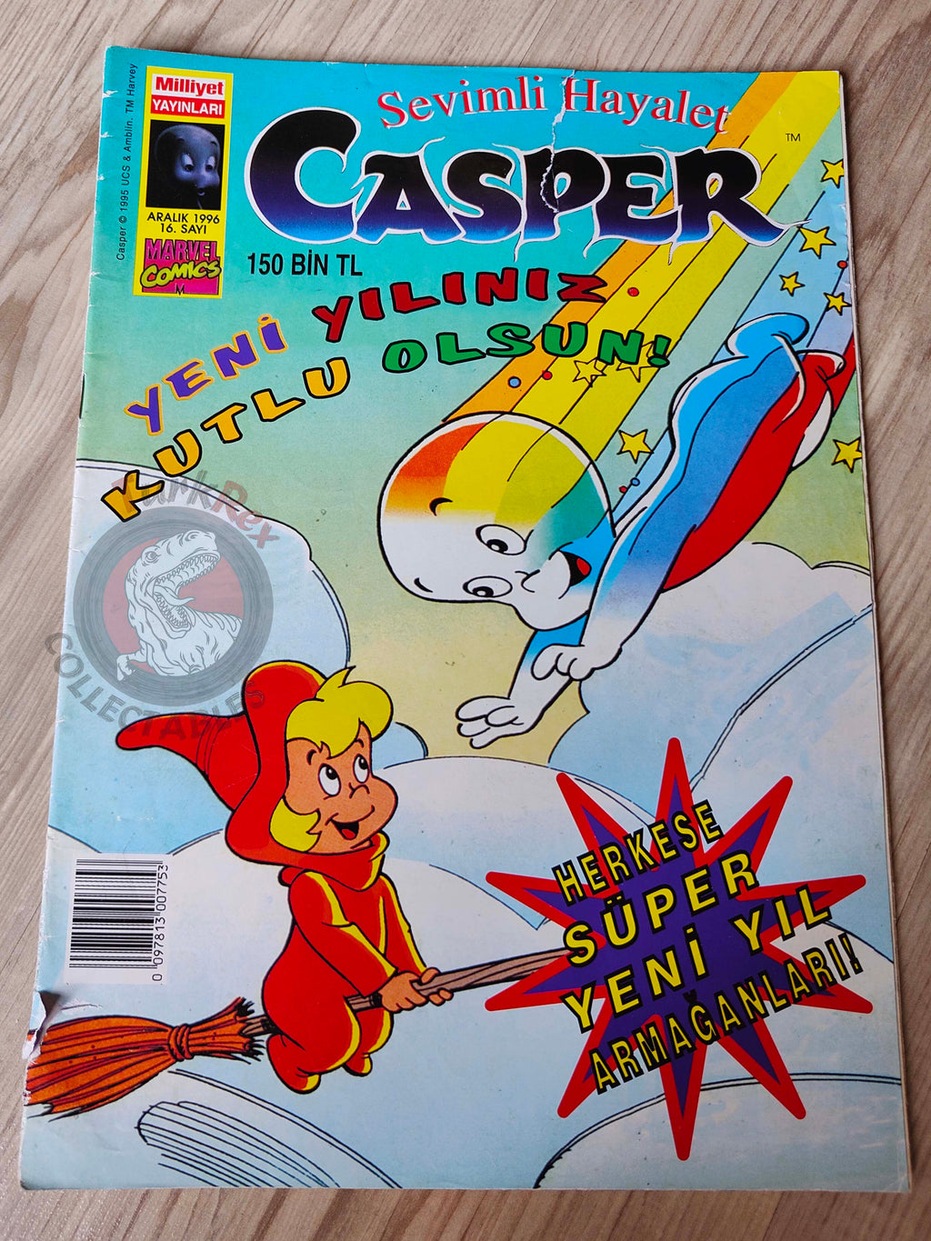 Casper the Friendly Ghost Magazine – Issue #16 1996 Turkish Comic Turkey Wendy