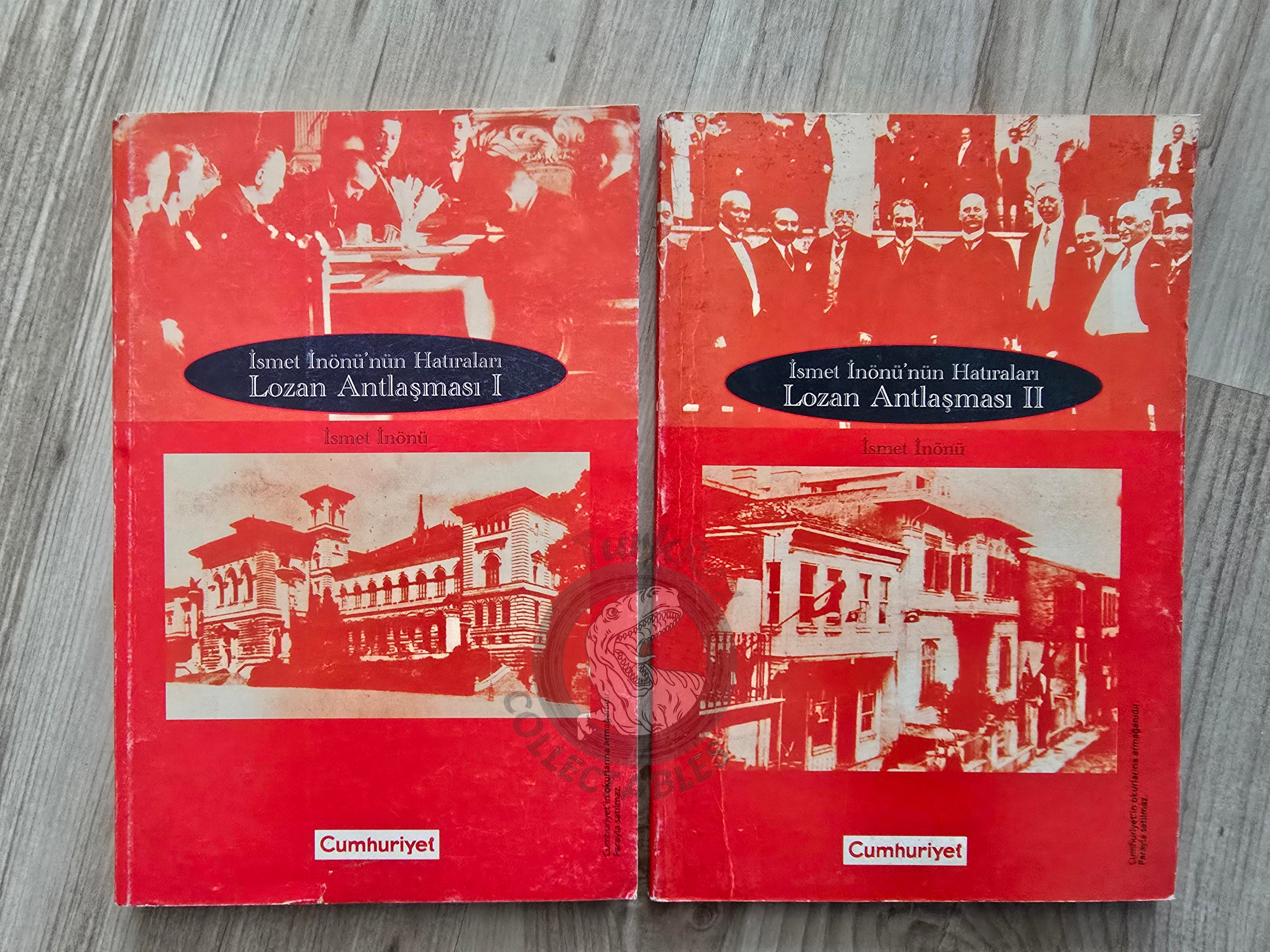 Memoirs of İsmet İnönü: The Treaty of Lausanne 1998 Turkish Book Turkey