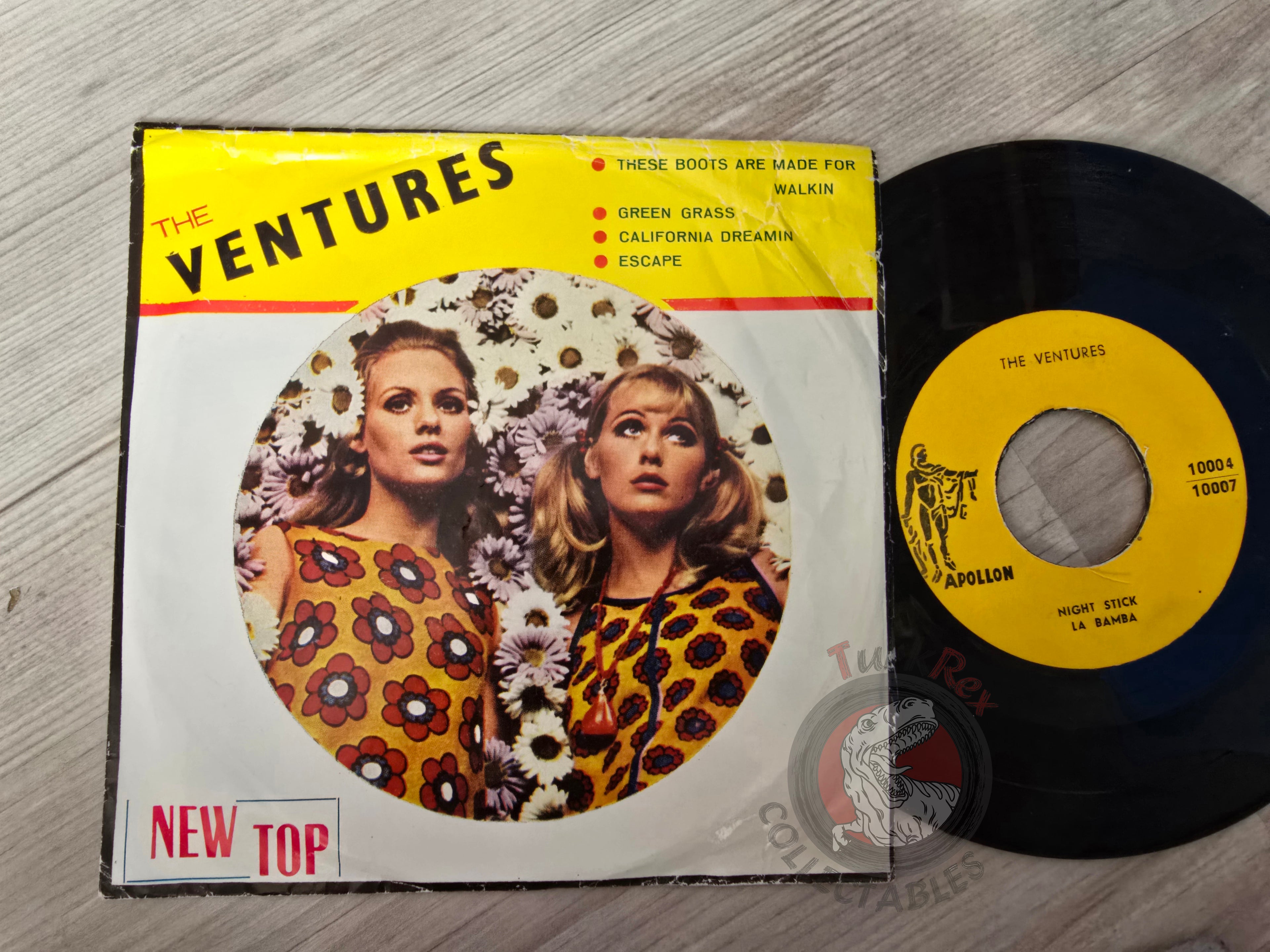 The Ventures – These Boots Are Made For Walking 7" Iran Pressing Vinyl Iranian Edition