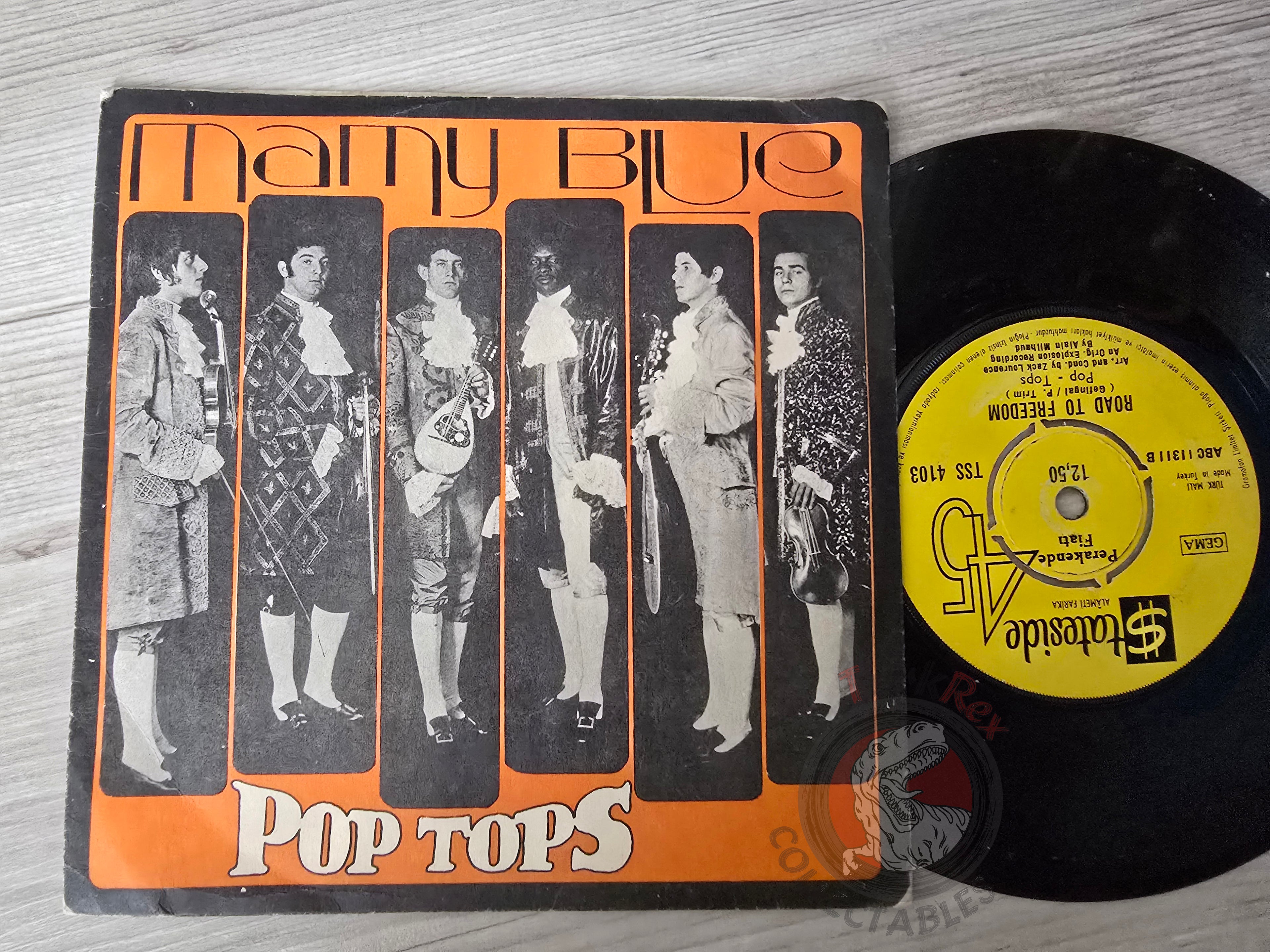 The Pop Tops – Mammy Blue 7" Turkish Pressing Vinyl Turkey Edition