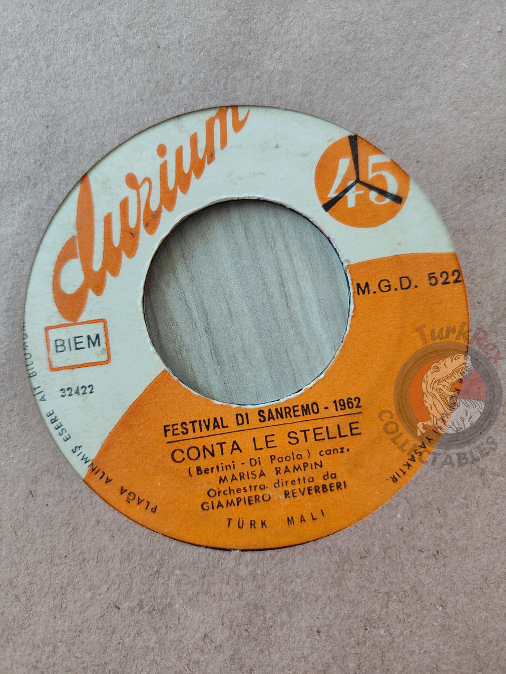 Marisa Rampin – Conta Le Stelle 7" Turkish Pressing Vinyl Turkey Edition Sanremo