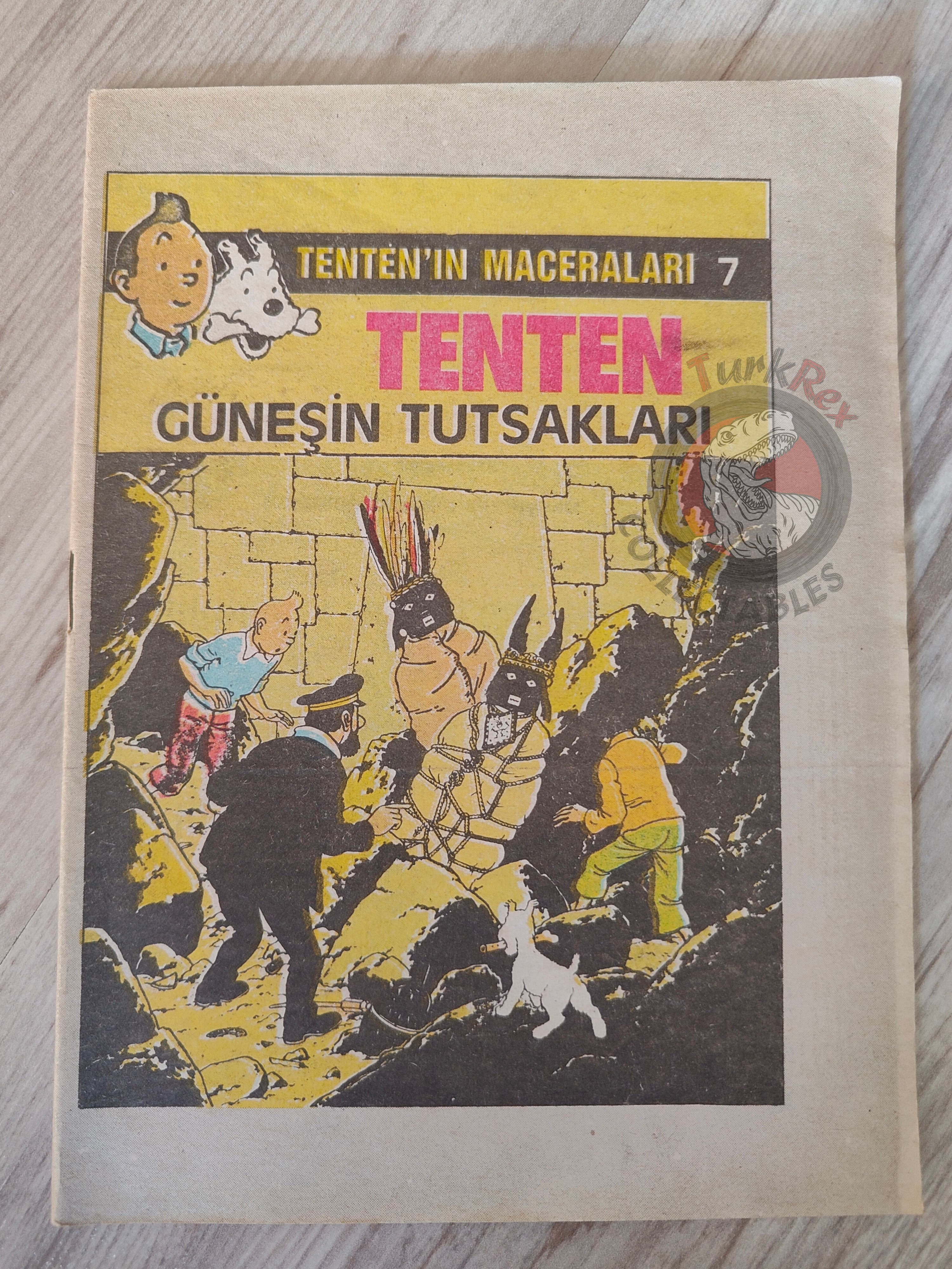 Tintin – Prisoners Of The Sun 1989 Turkish Edition Comic Turkey