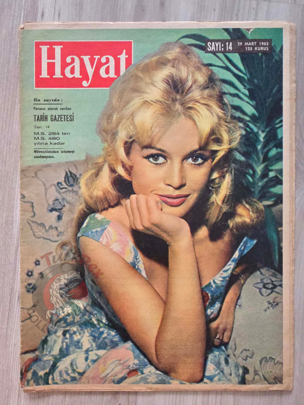 Hayat 1962 Brigitte Bardot Turkish Mag Turkey Princess Margaret Ludmilla Tcherina Audrey Hepburn