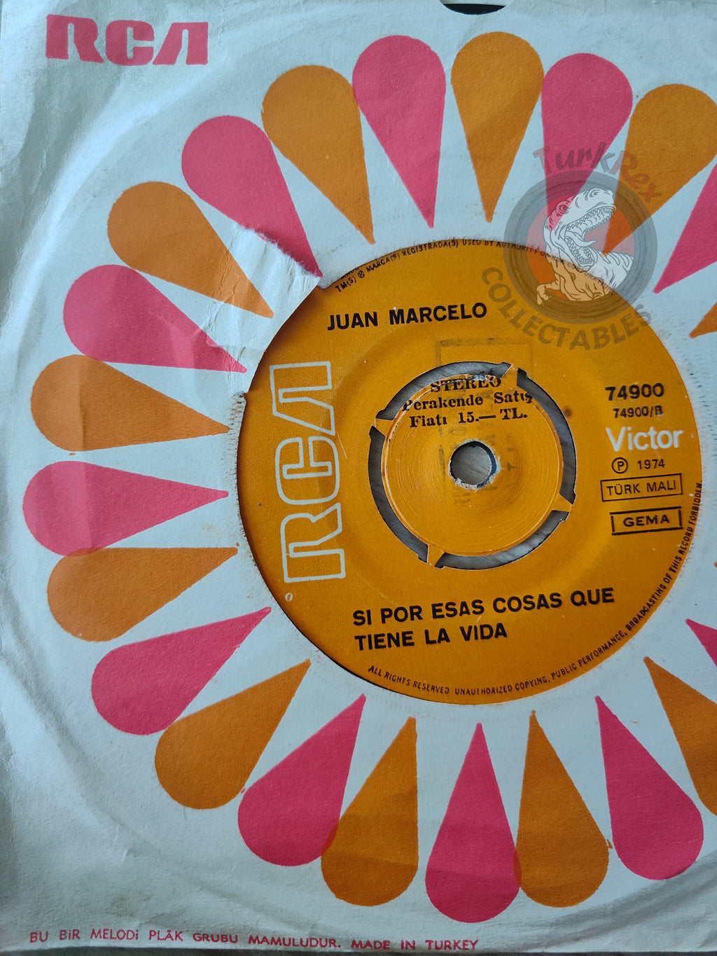 Juan Marcelo – Tengo Poco Para Dar 7" Turkish Pressing Vinyl Turkey Edition