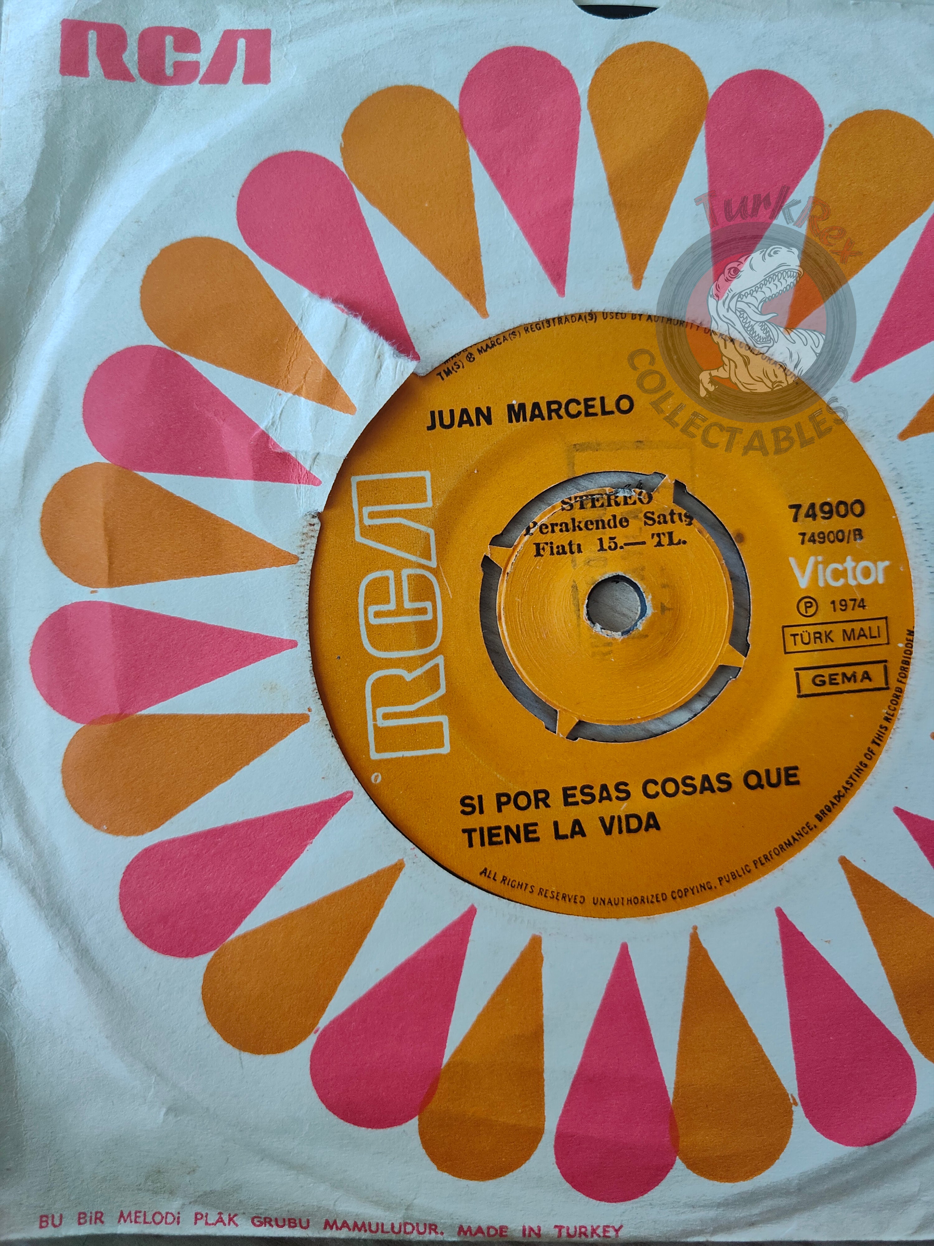 Juan Marcelo – Tengo Poco Para Dar 7" Turkish Pressing Vinyl Turkey Edition