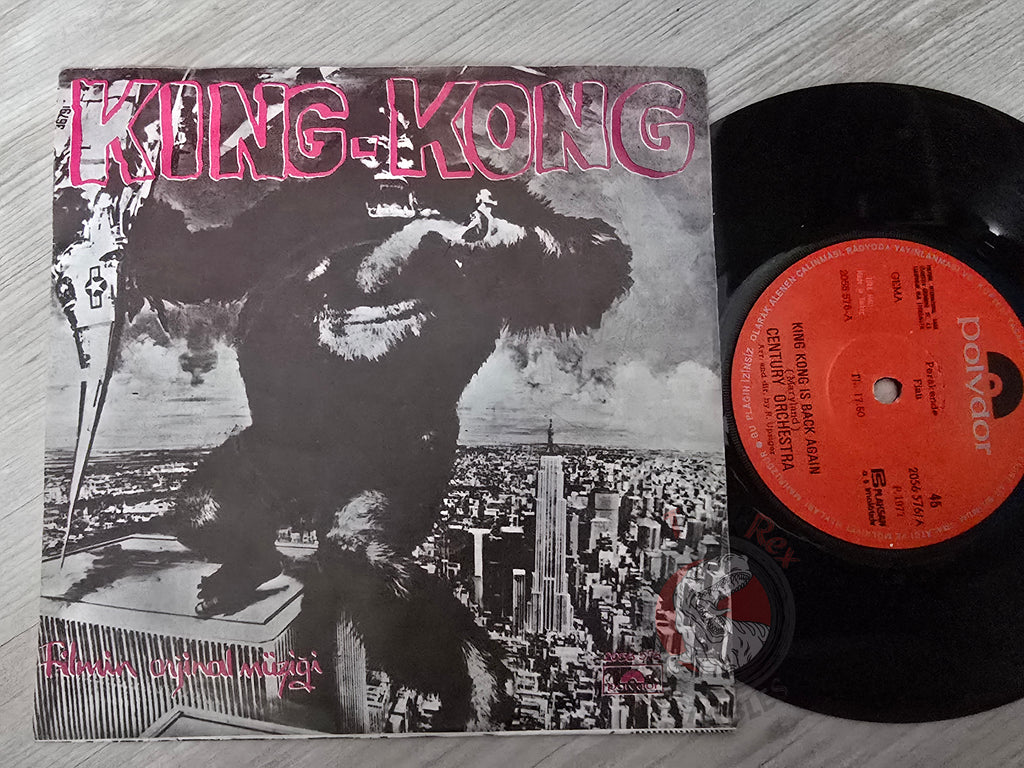 Century Orchestra – King-Kong OST 7" Turkish Pressing Vinyl Turkey Edition