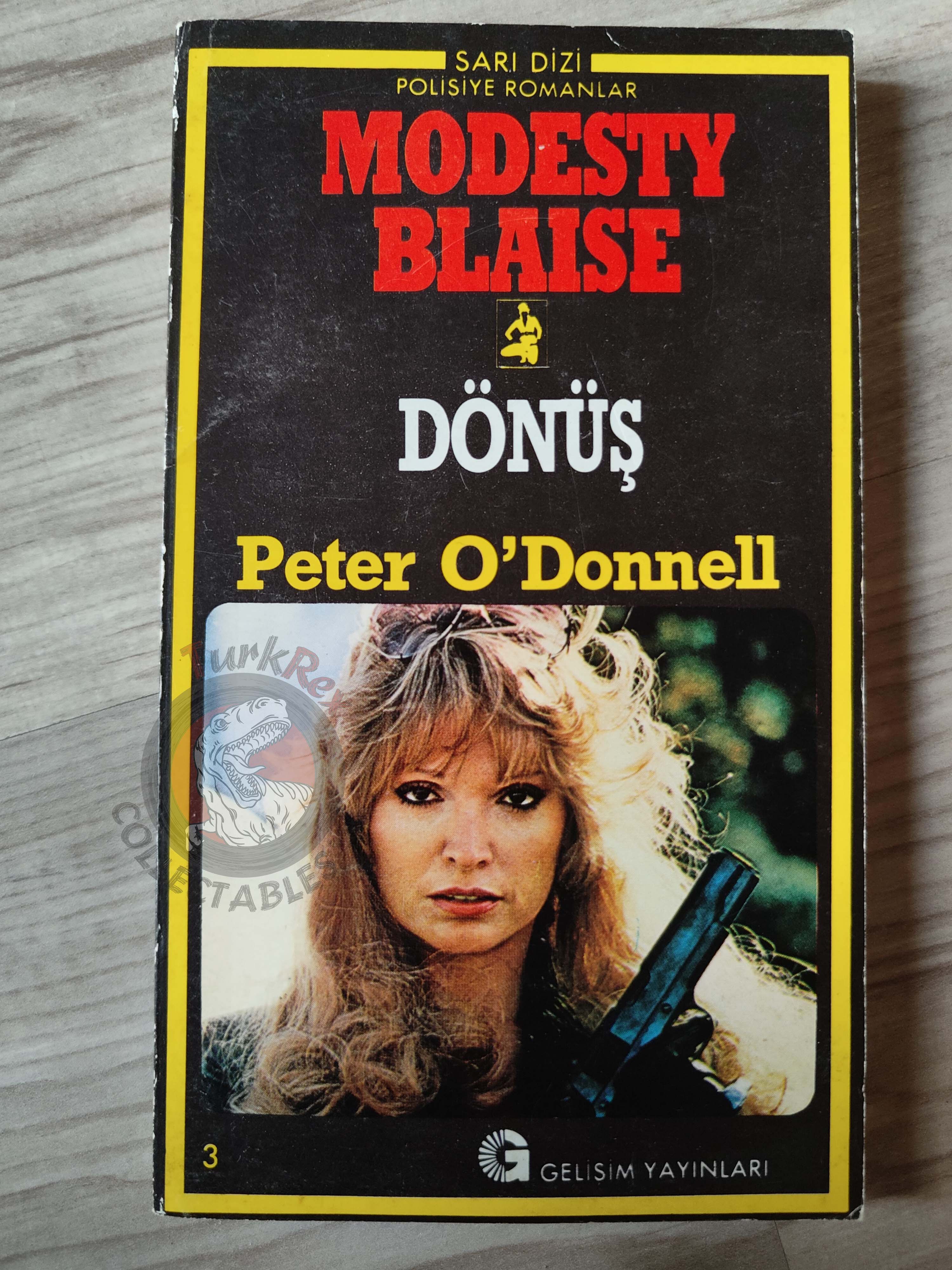 Peter O’Donnell – Modest Blaise 1983 Turkish Book Turkey