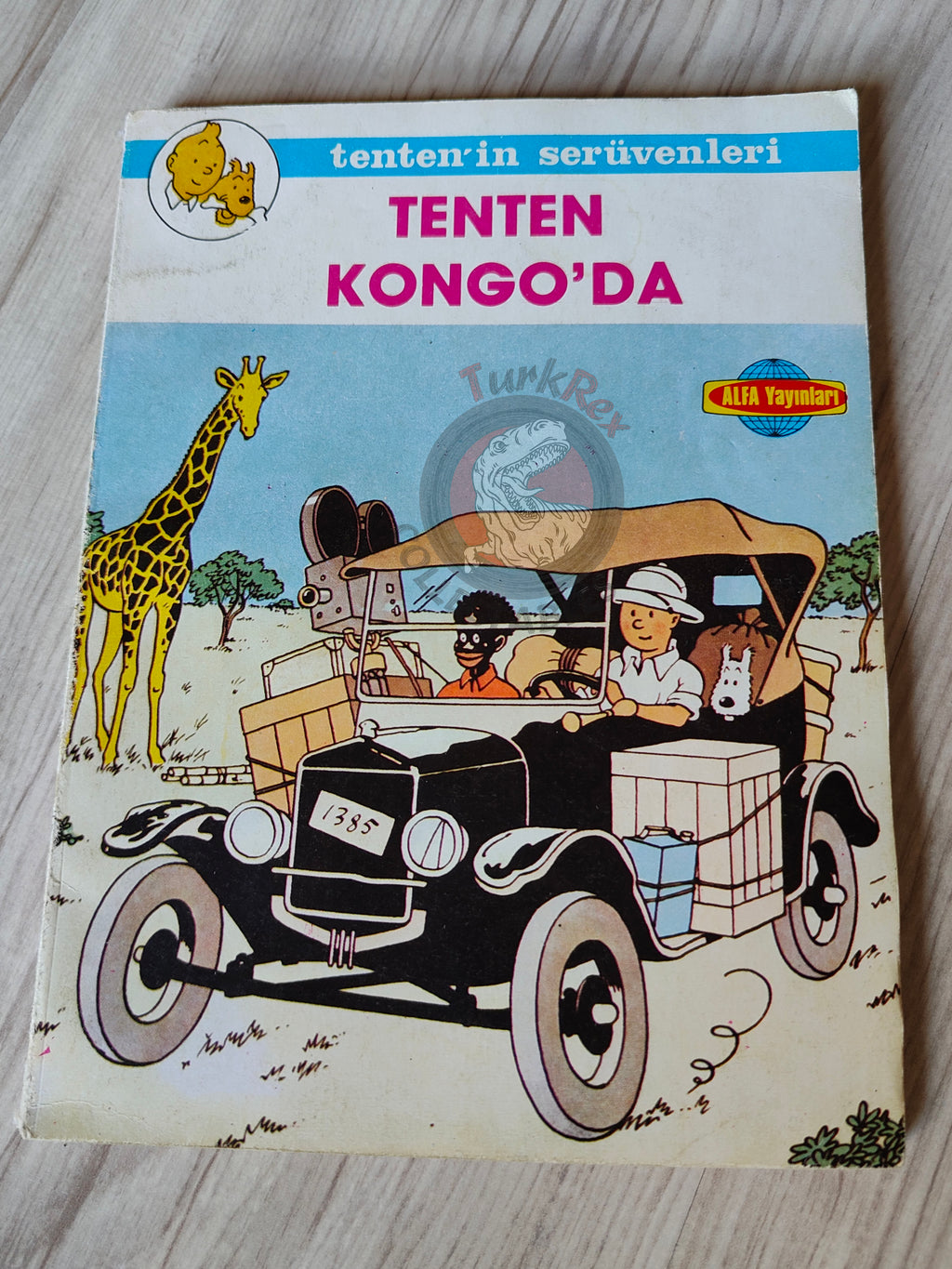 Tintin – Tintin in the Congo mid 1980s Turkish Edition Comic Turkey 2