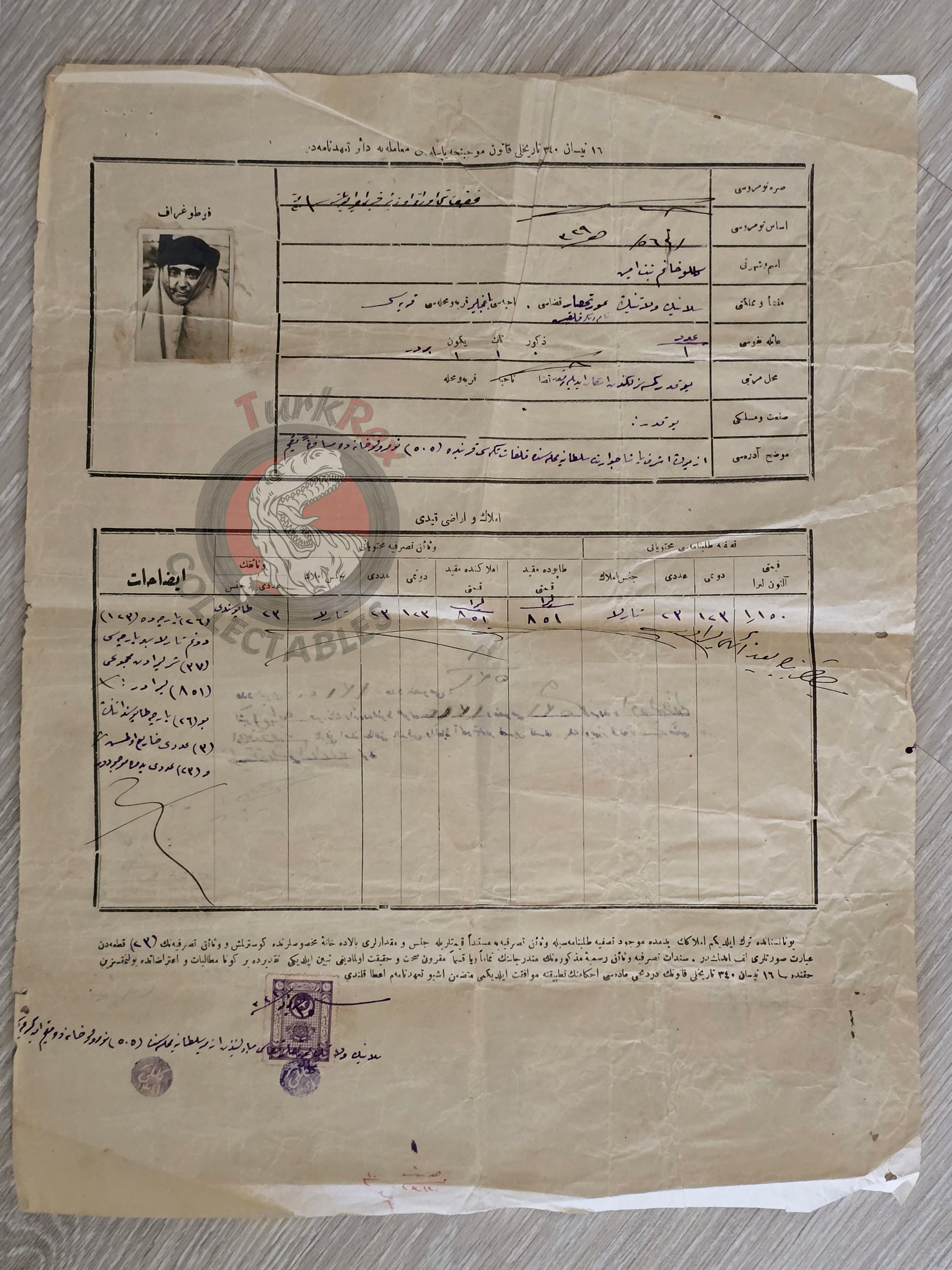 Ottoman Turkish Population Exchange Property Declaration Migrants Greece Thessaloniki İzmir