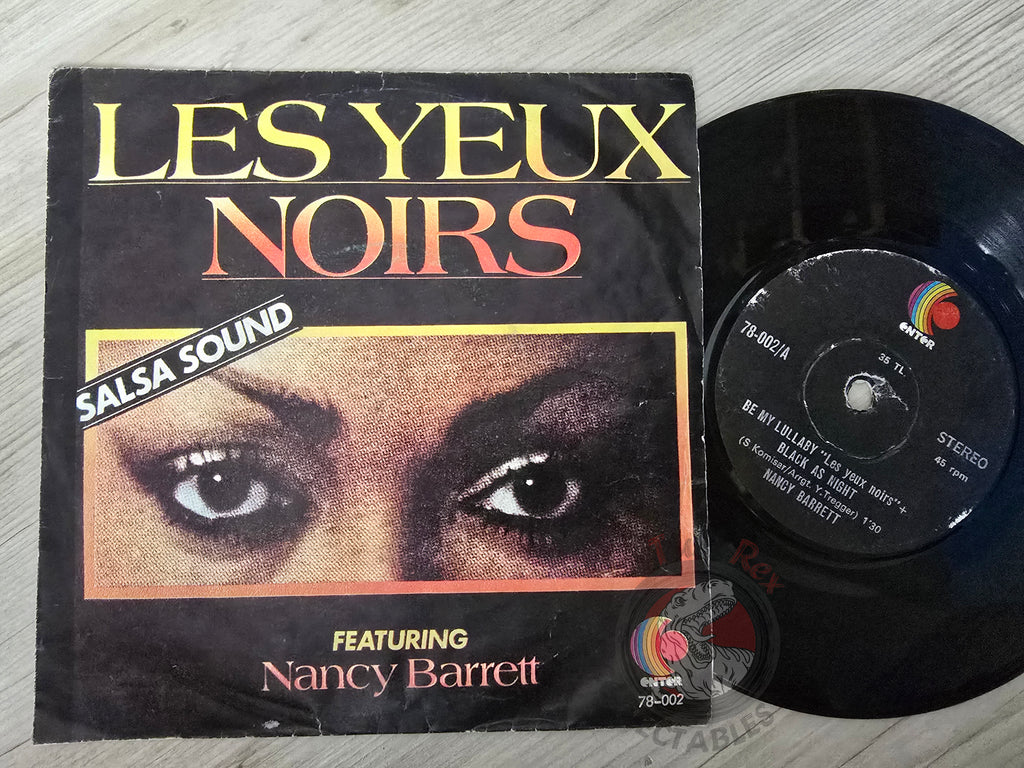Nancy Barrett – Les Yeux Noirs (Salsa Sound) 7" Turkish Pressing Vinyl Turkey Edition