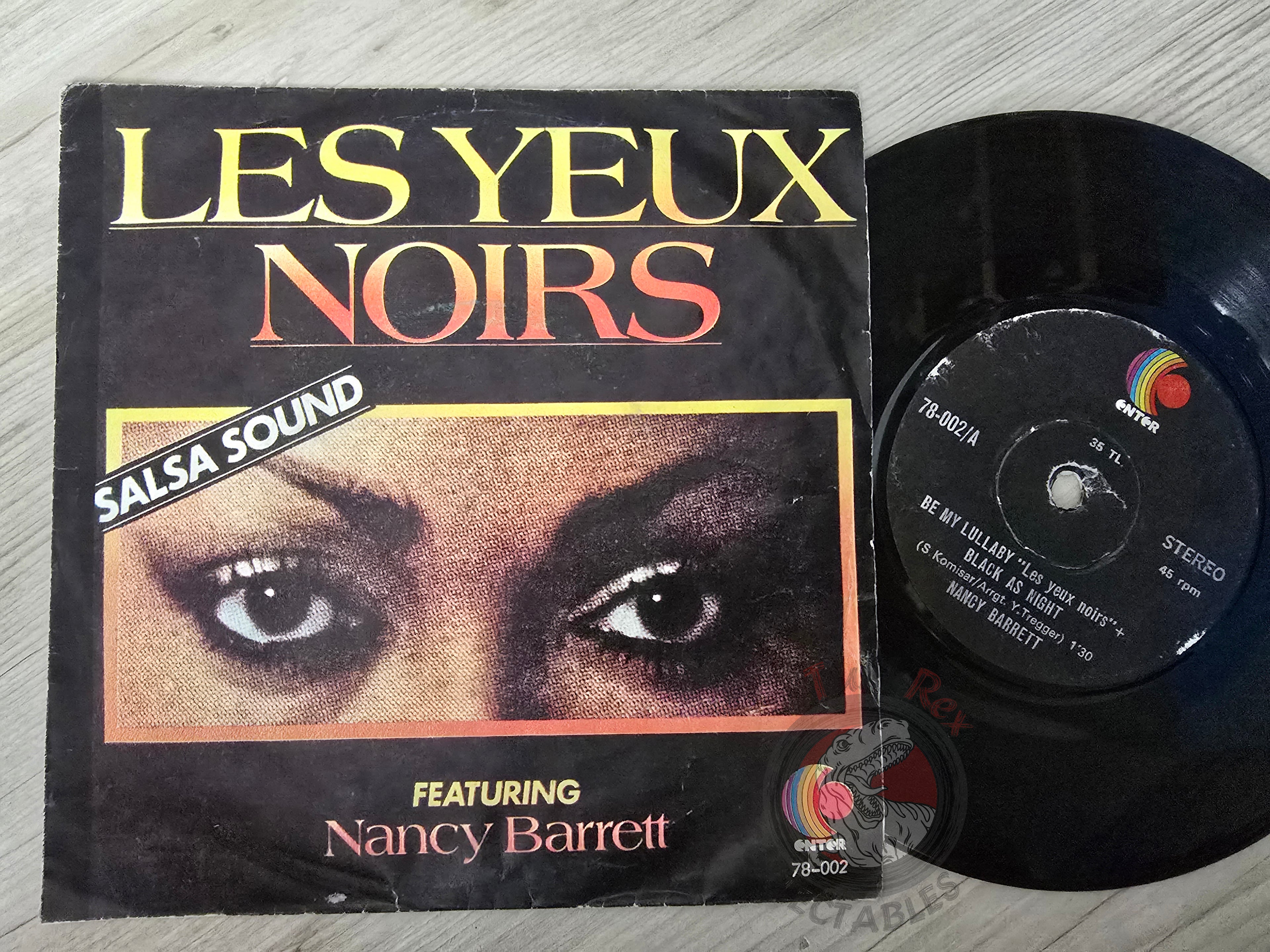 Nancy Barrett – Les Yeux Noirs (Salsa Sound) 7" Turkish Pressing Vinyl Turkey Edition