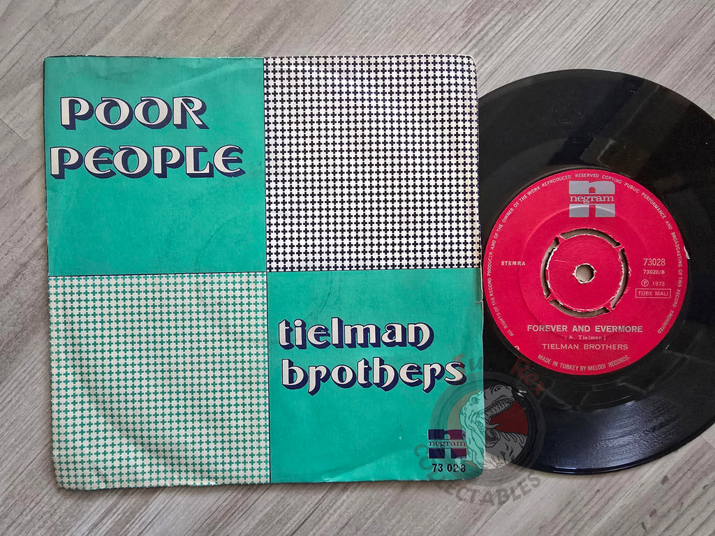 Tielman Brothers – Poor People 7" Promo Turkish Pressing Vinyl Turkey Edition