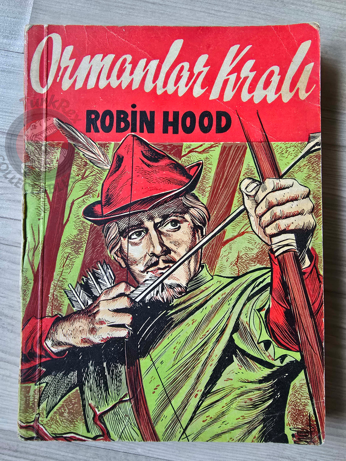 Robin Hood – Howard Pyle 1960s Turkish Book Turkey Illustrated