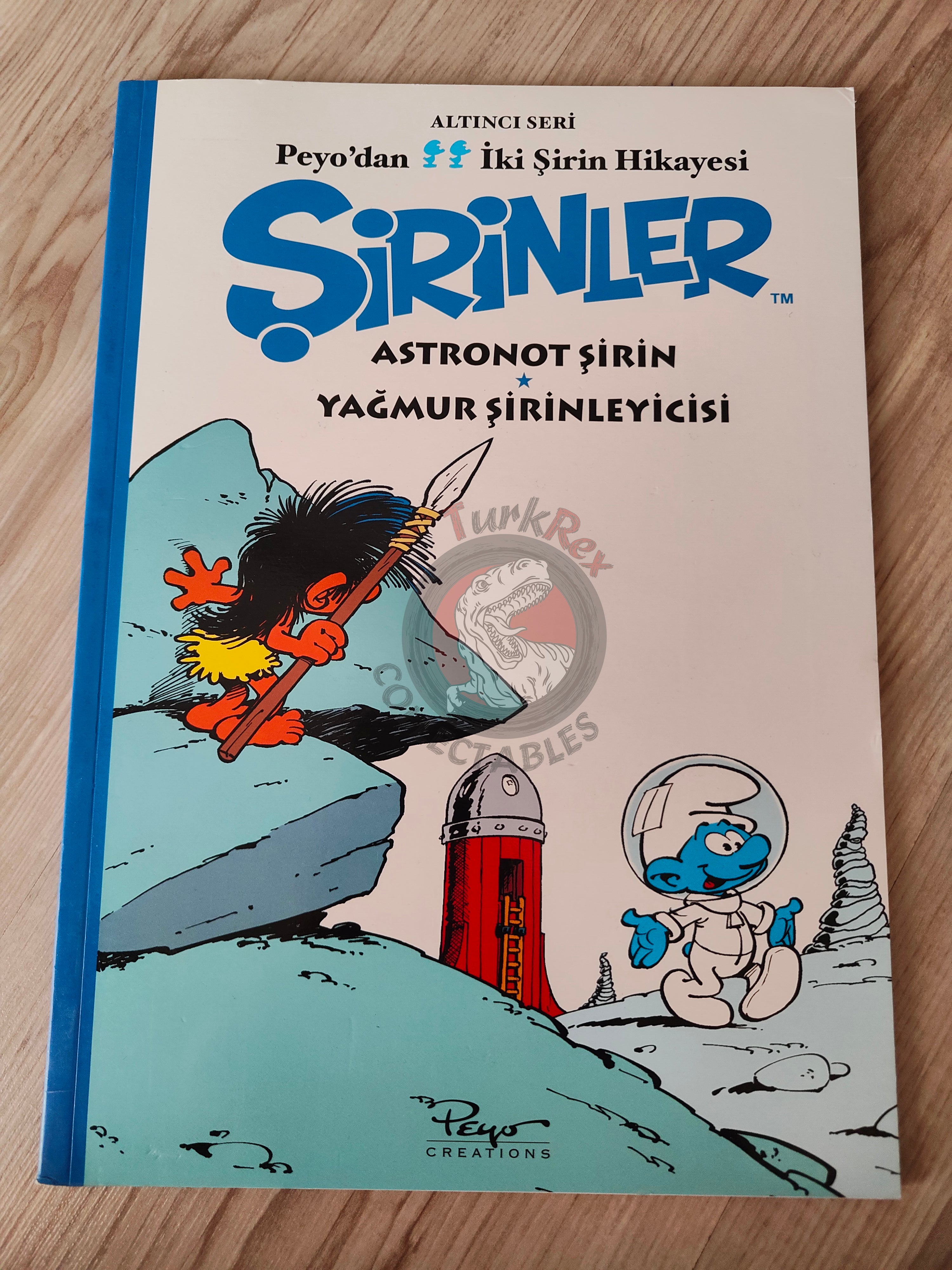The Smurfs #6 The Astrosmurf 2013 Turkish Comic Turkey Schtroumpf