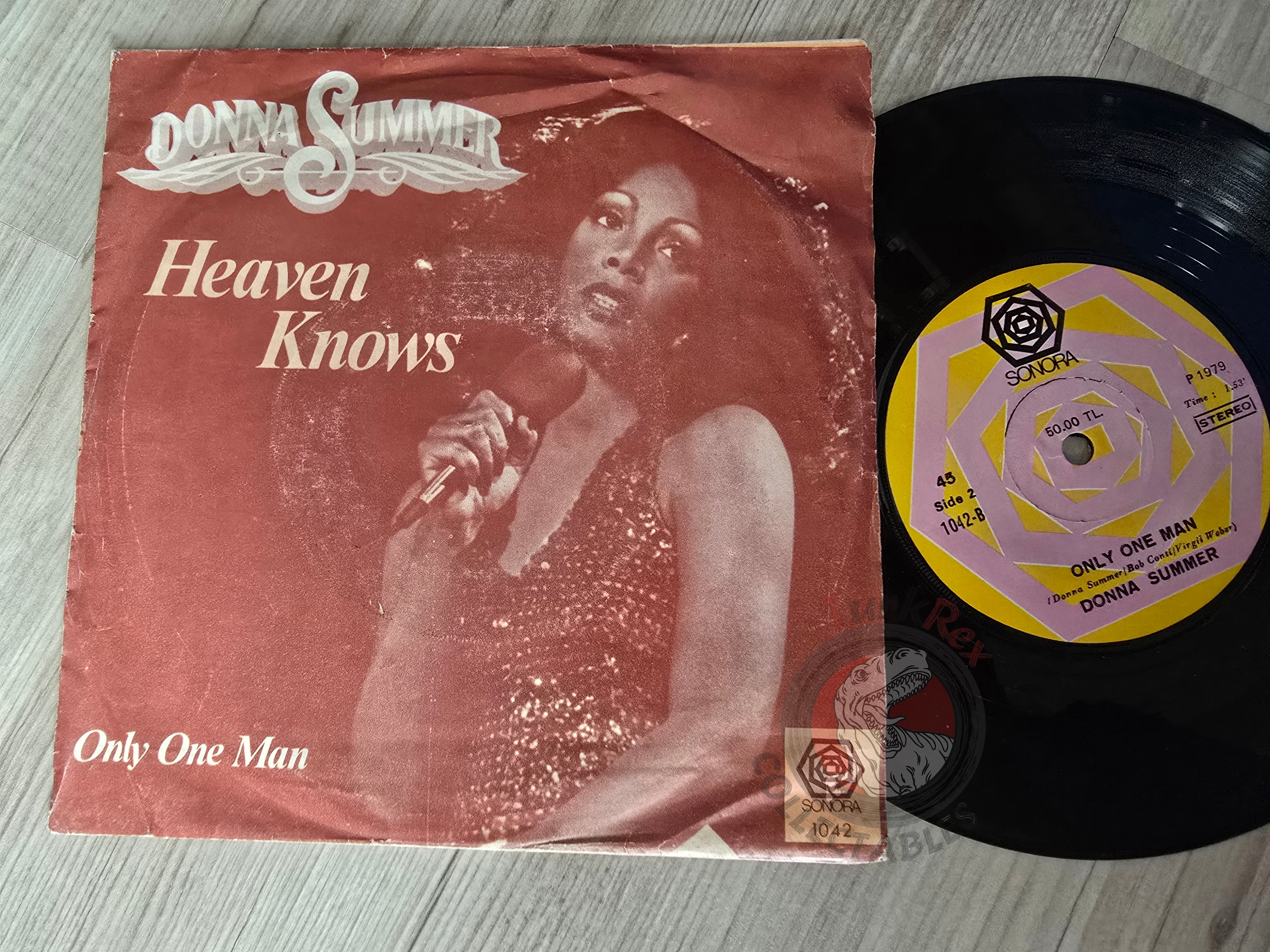 Donna Summer – Heaven Knows 7" Turkish Pressing Vinyl Turkey Edition