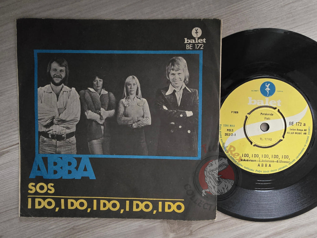 ABBA – SOS / I Do I Do I Do 7" Turkish Pressing Vinyl Turkey Edition