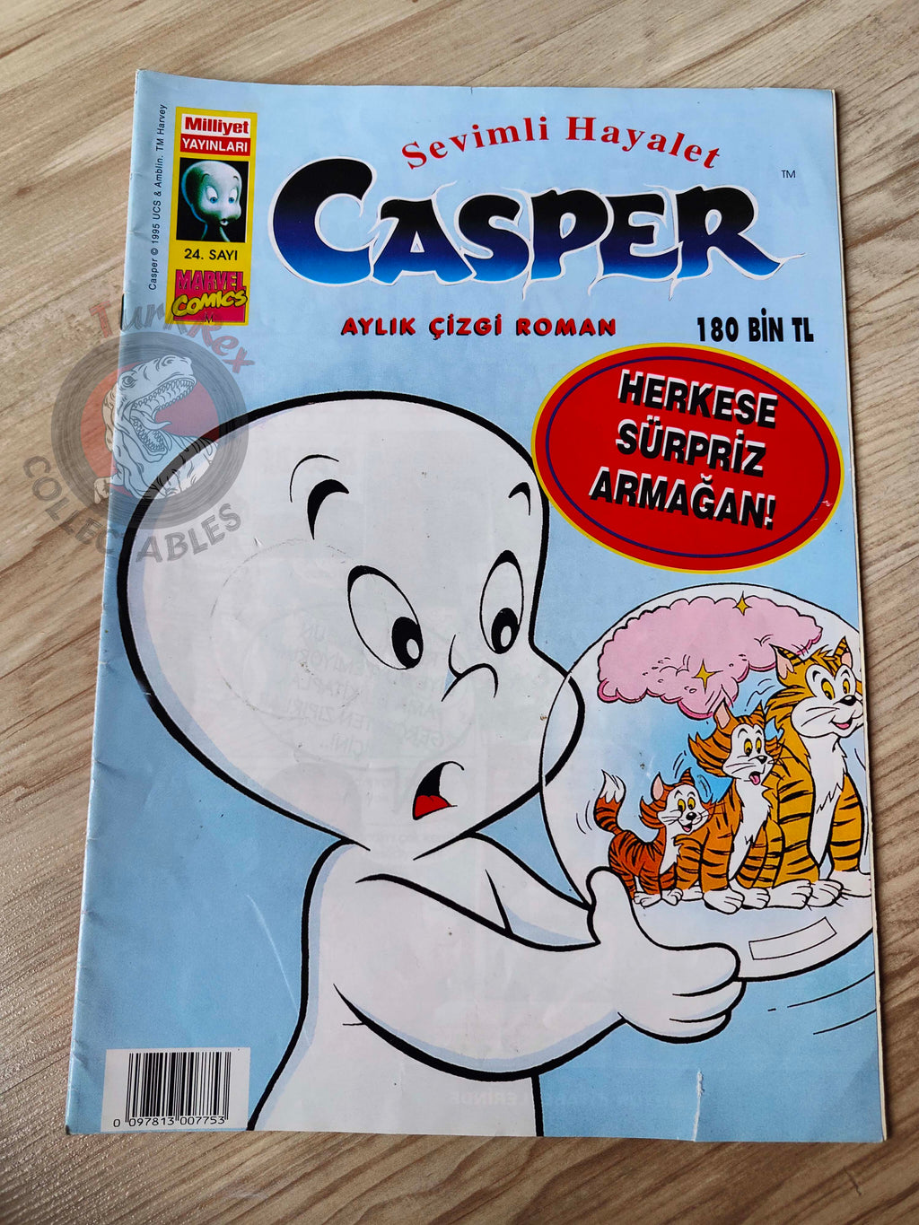 Casper the Friendly Ghost Magazine – Issue #24 1997 Turkish Comic Turkey