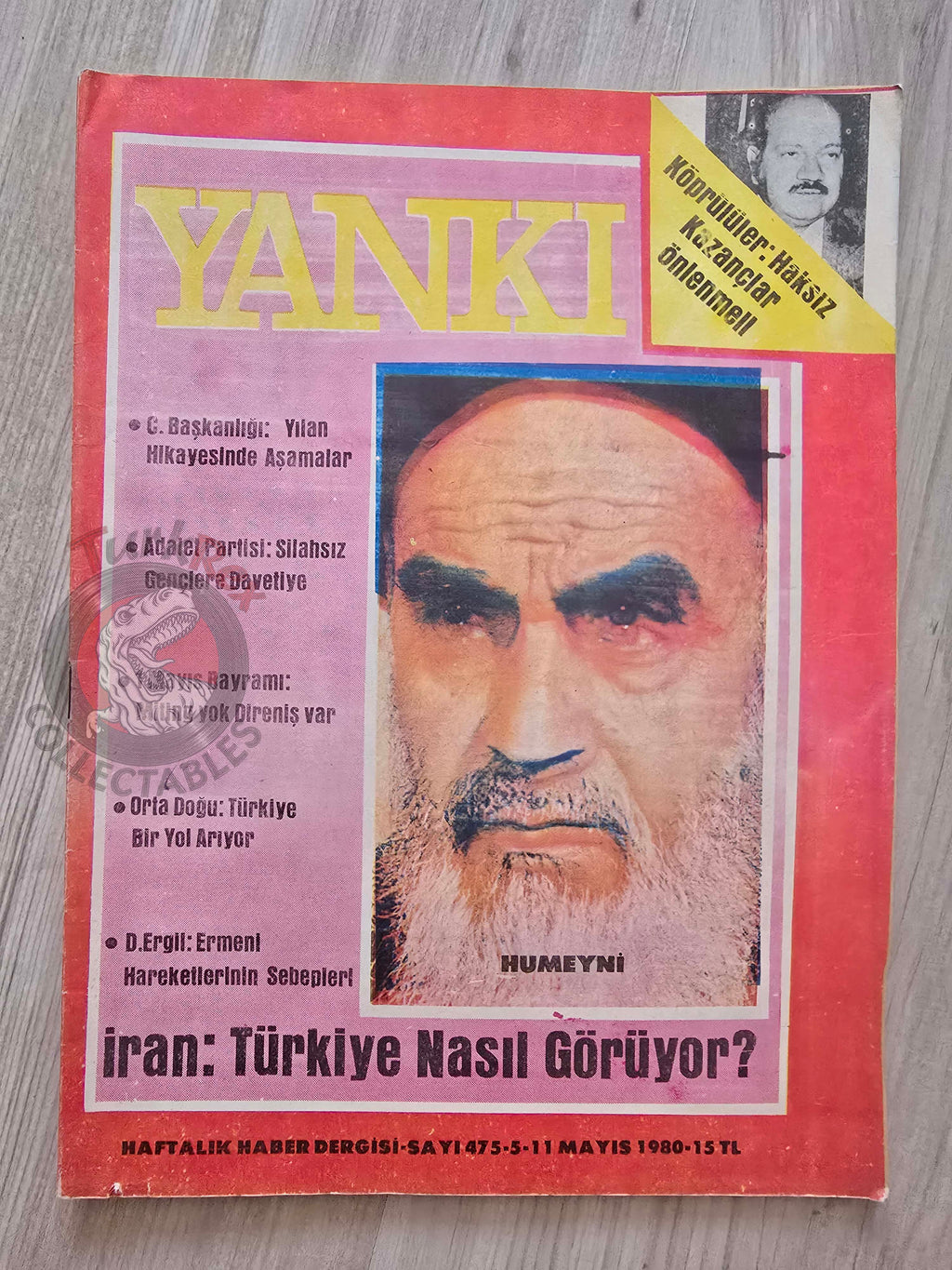 Yankı 1980 Ayatollah Ruhollah Khomeini Turkish Magazine Turkey Middle East Iran