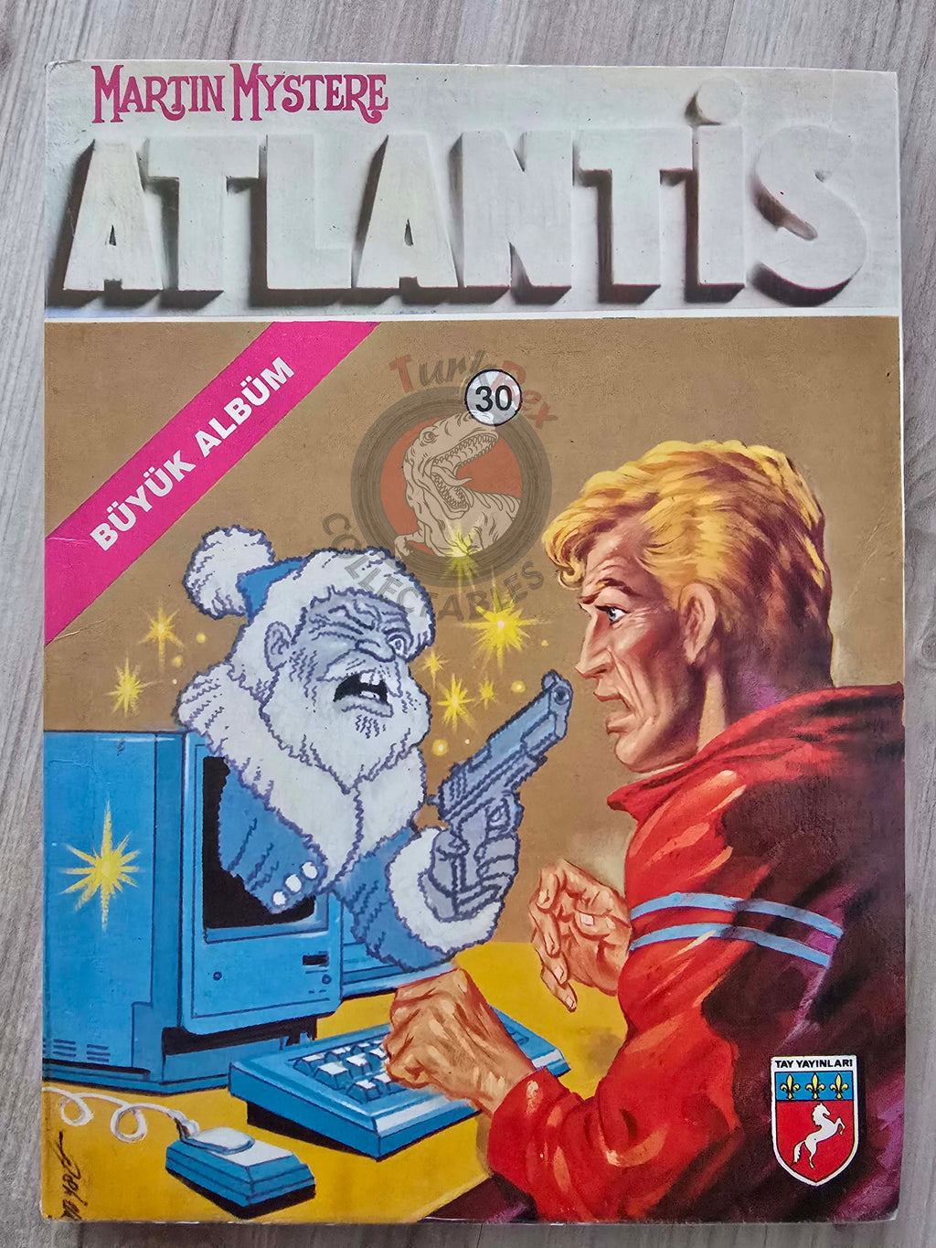 Martin Mystère #30 Santa Claus 9000 80s Turkish Comic Turkey #79 #81 #75