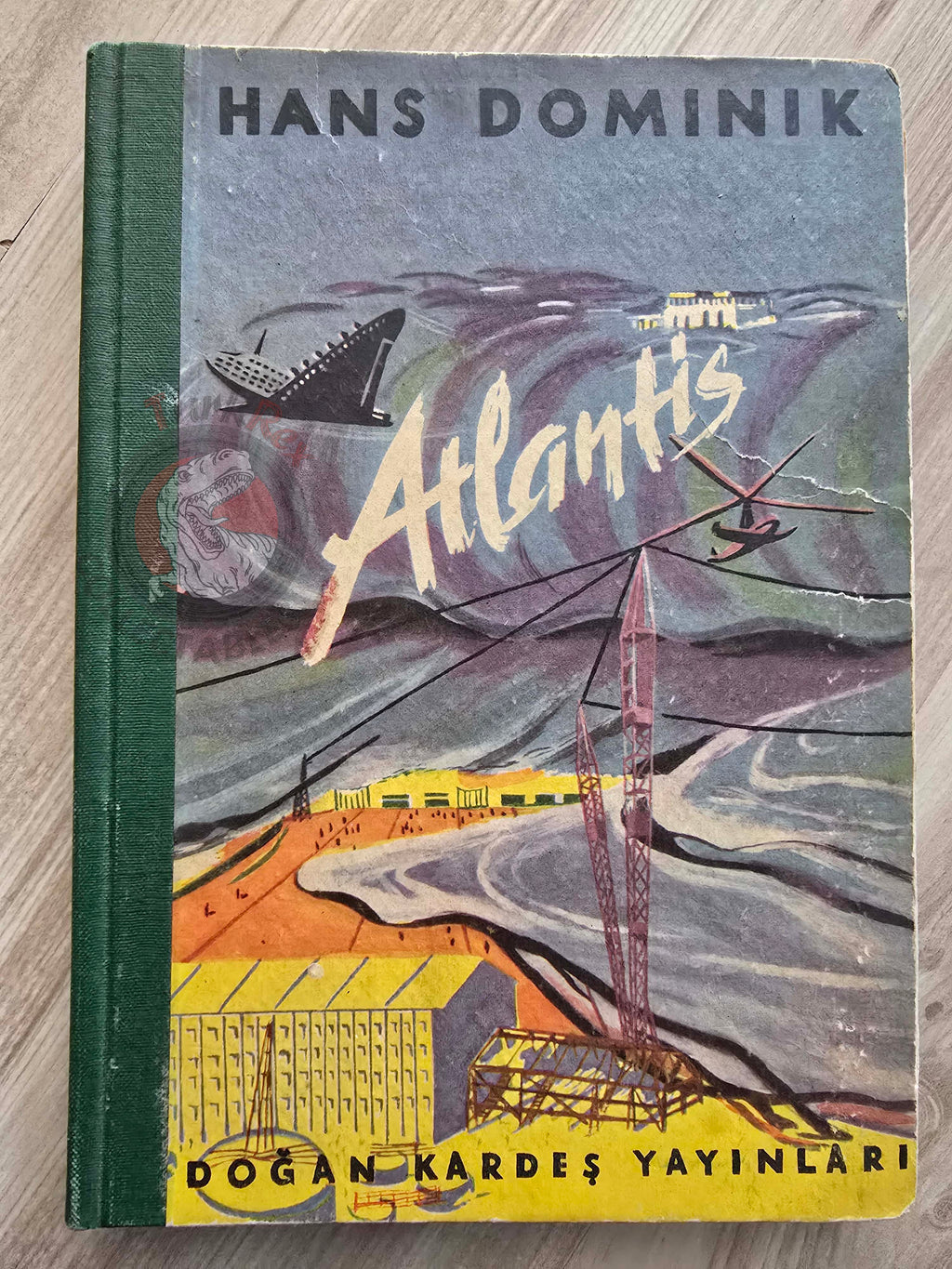 Hans Dominik – Atlantis 1955 1st Turkish Book Turkey
