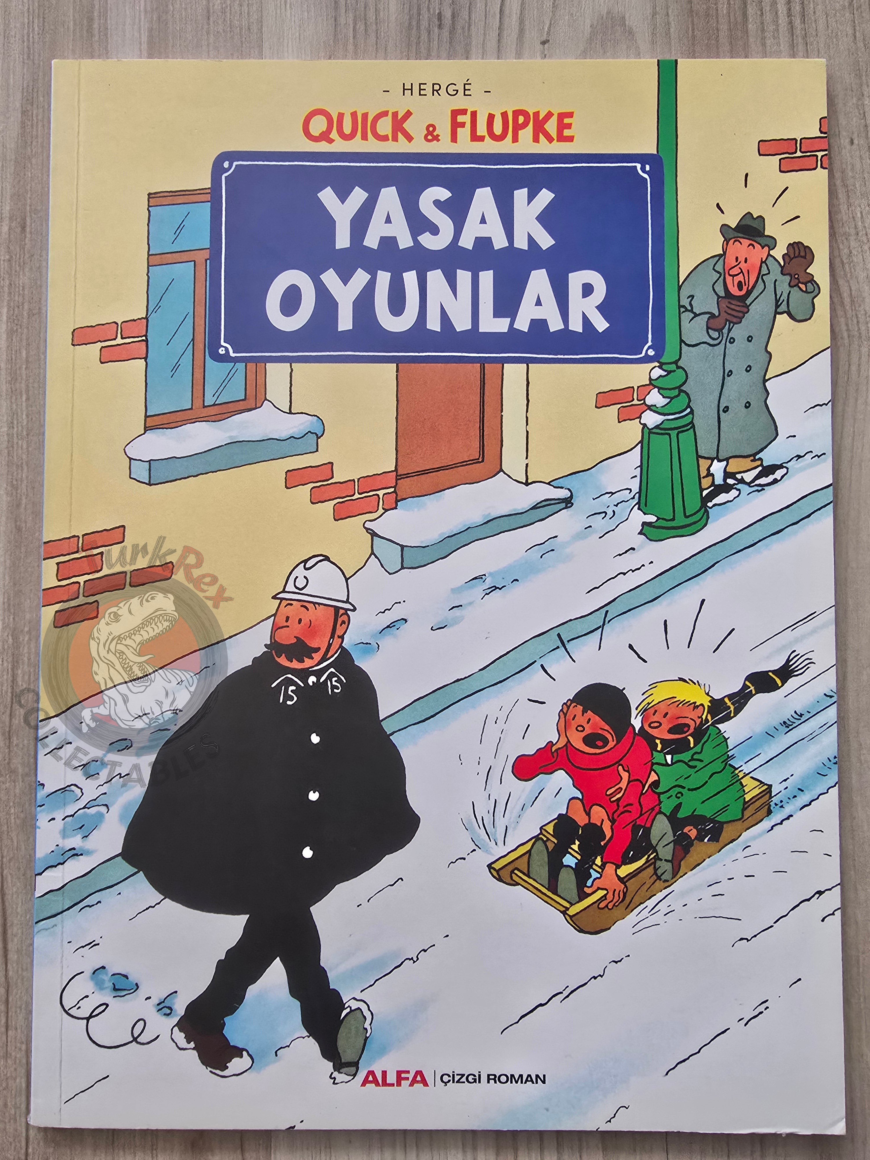 Quick & Flupke #2 Jeux interdits Turkish Comic Turkey Hergé