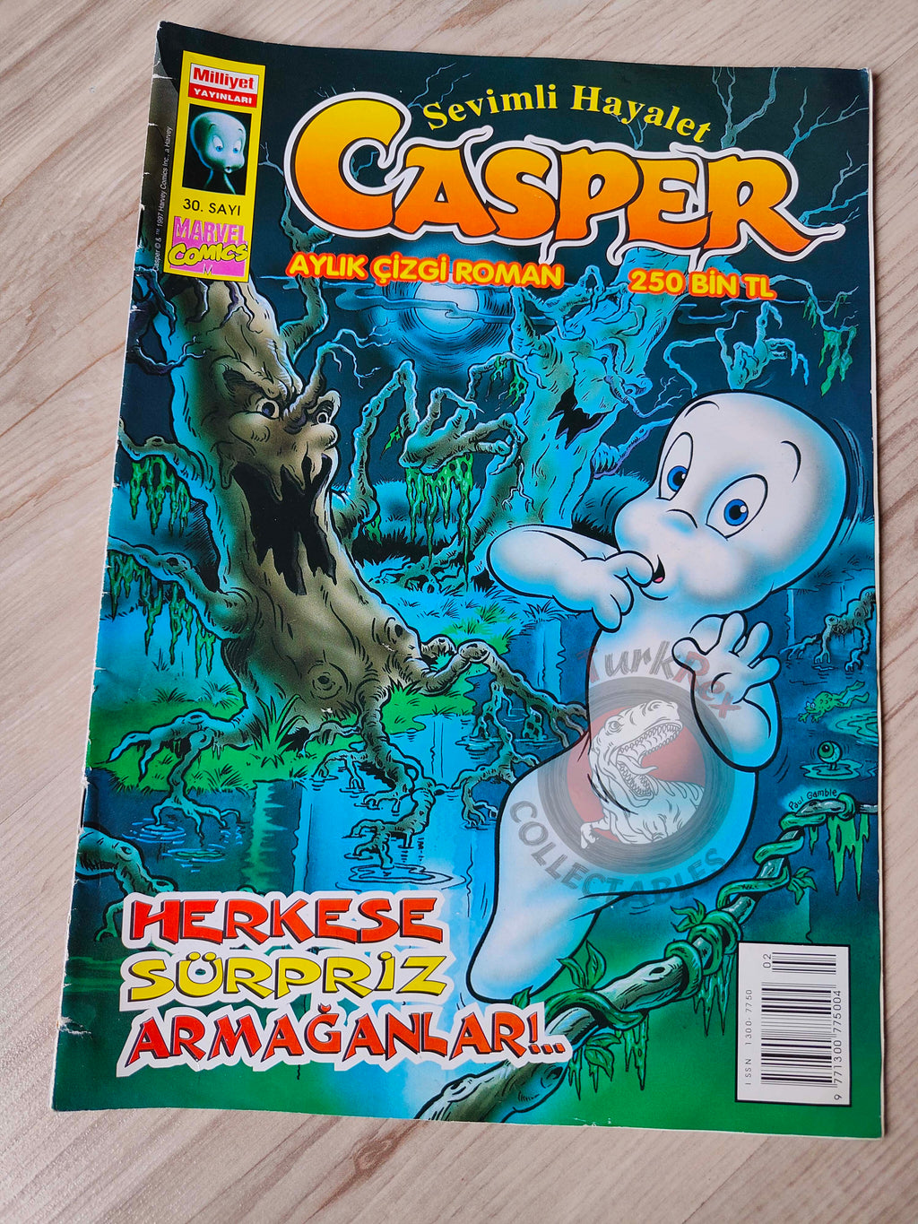Casper the Friendly Ghost Magazine – Issue #30 1998 Turkish Comic Turkey