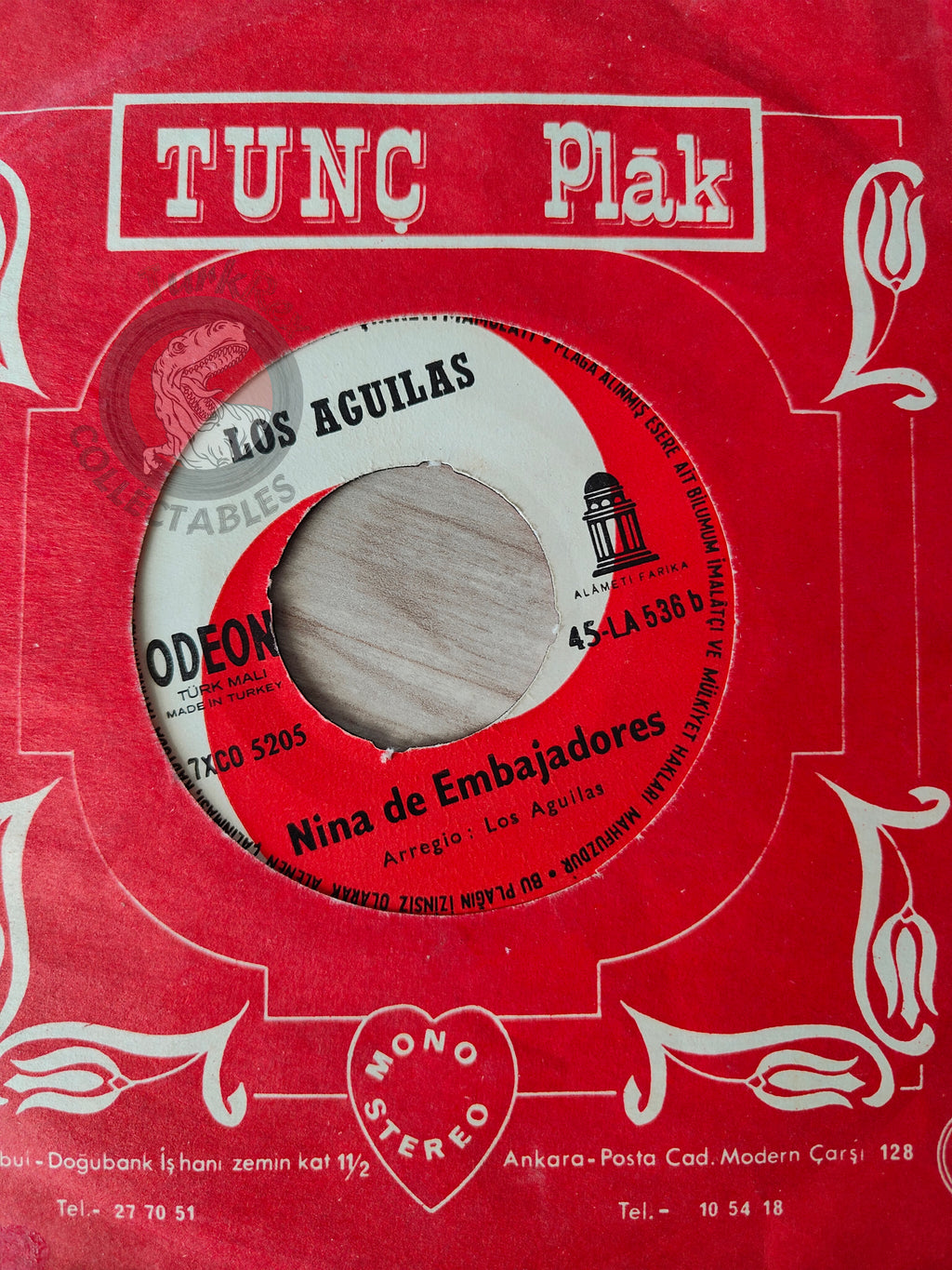 Los Aguilas – Espanola 7" Turkish Pressing Vinyl Turkey Edition