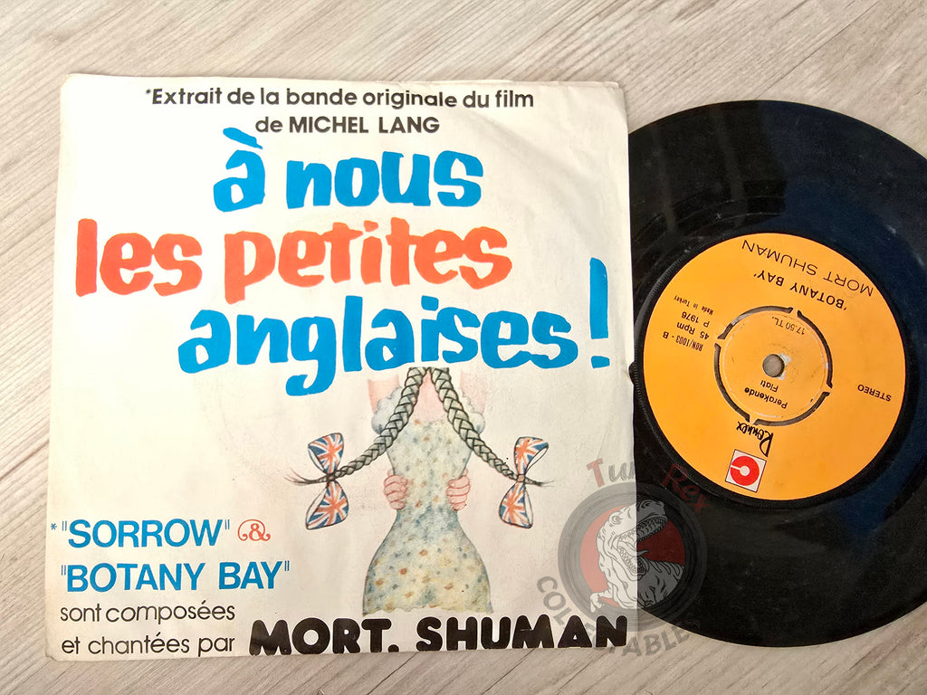 Mort Shuman – Sorrow 7" Turkish Pressing Vinyl Turkey Edition Mortimer