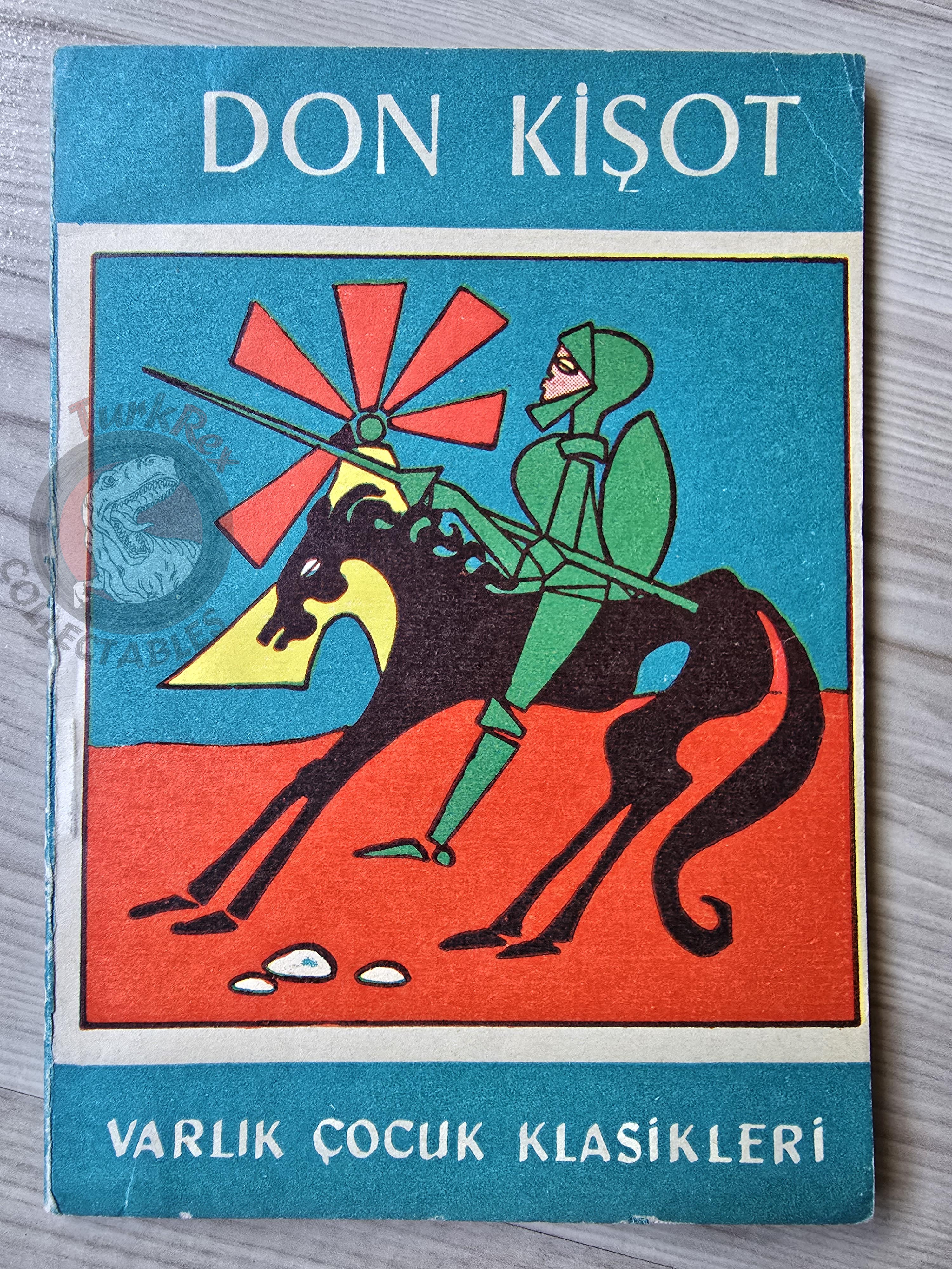 Miguel de Cervantes – Don Quixote 1969 Turkish Book Turkey Illustrated