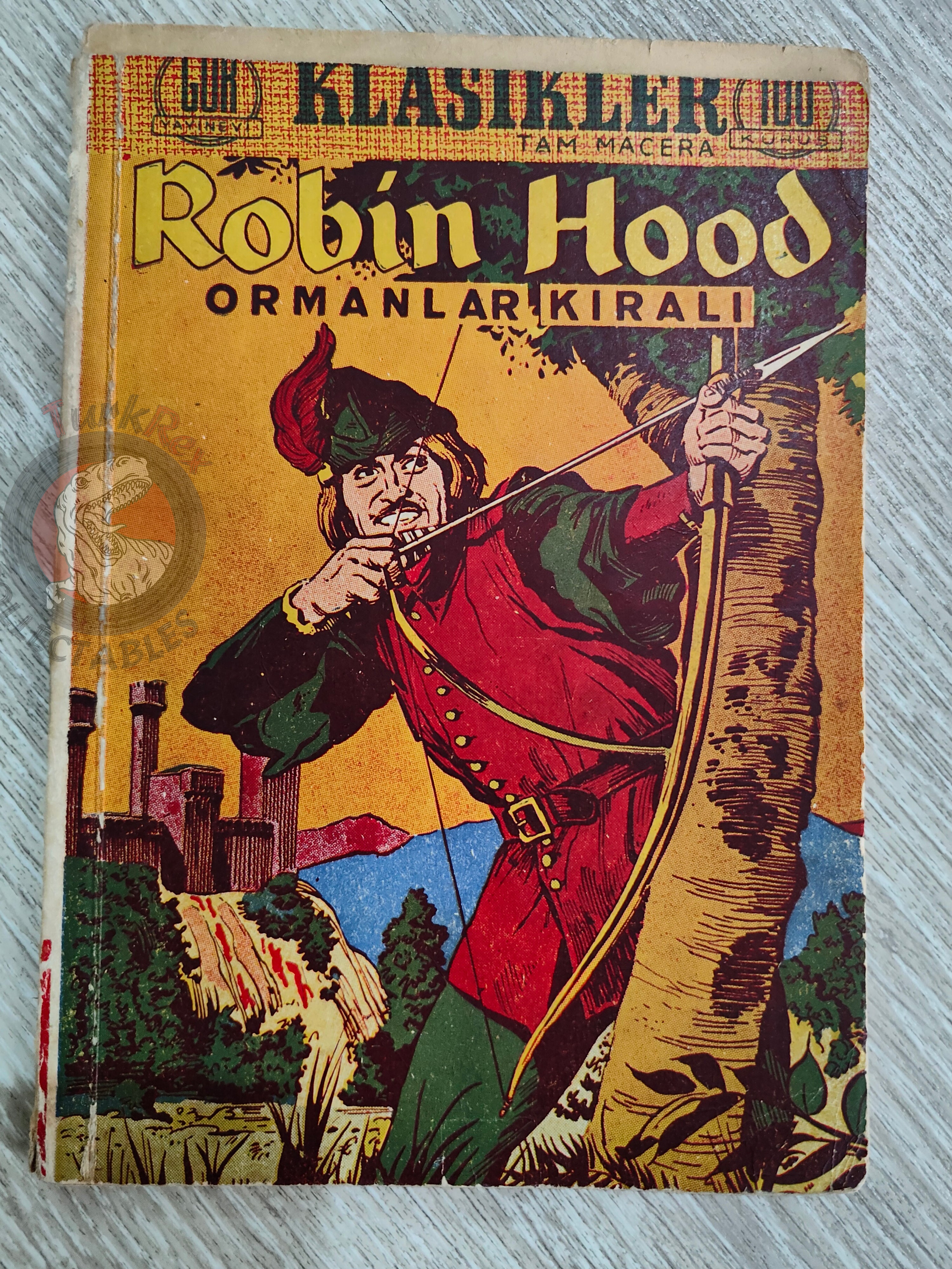 Robin Hood 1962 Turkish Comic Turkey Classics Illustrated