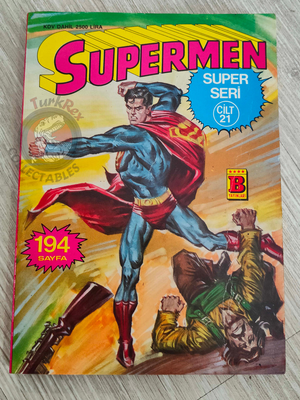 Superman Vol #21 1991 Turkish Comic Turkey #403 Flash Supergirl Batman Lois Lane