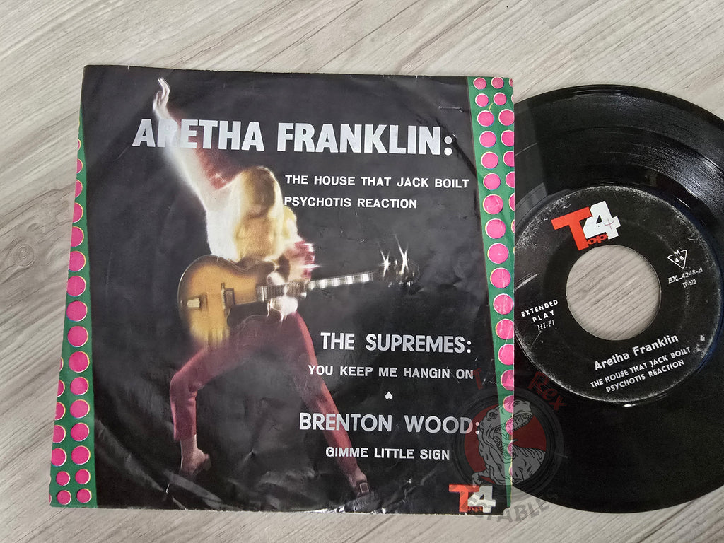 Aretha Franklin / The Supremes / Brenton Wood  7" Iran Pressing Vinyl Iranian Edition