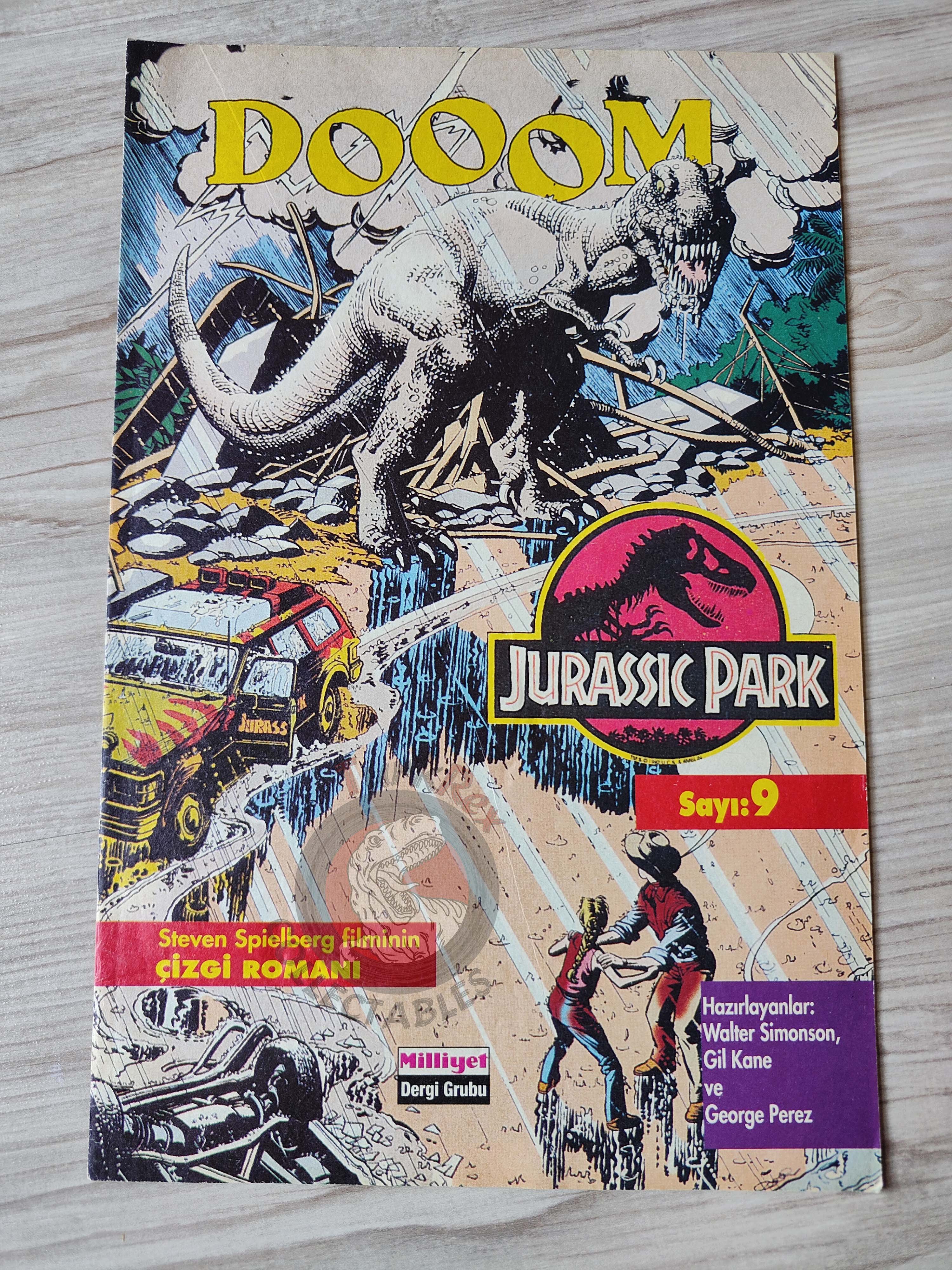 Jurassic Park #9 Turkish Edition Comic Turkey Topps Spielberg