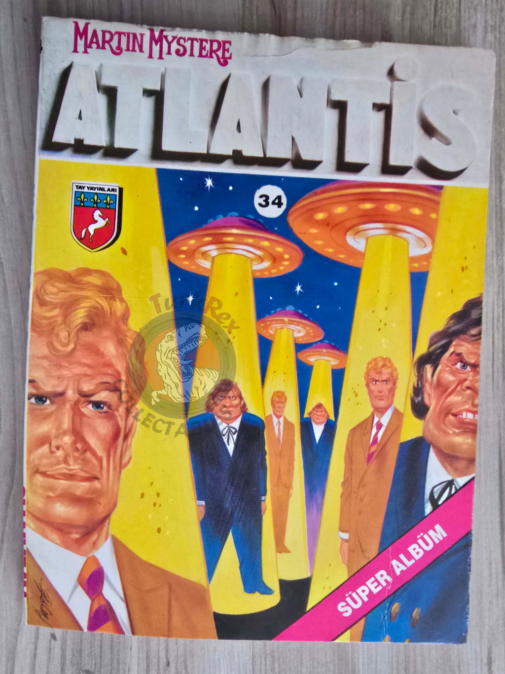Martin Mystère #34 Assurdi Universi 80s Turkish Comic Turkey #82 #84 #86