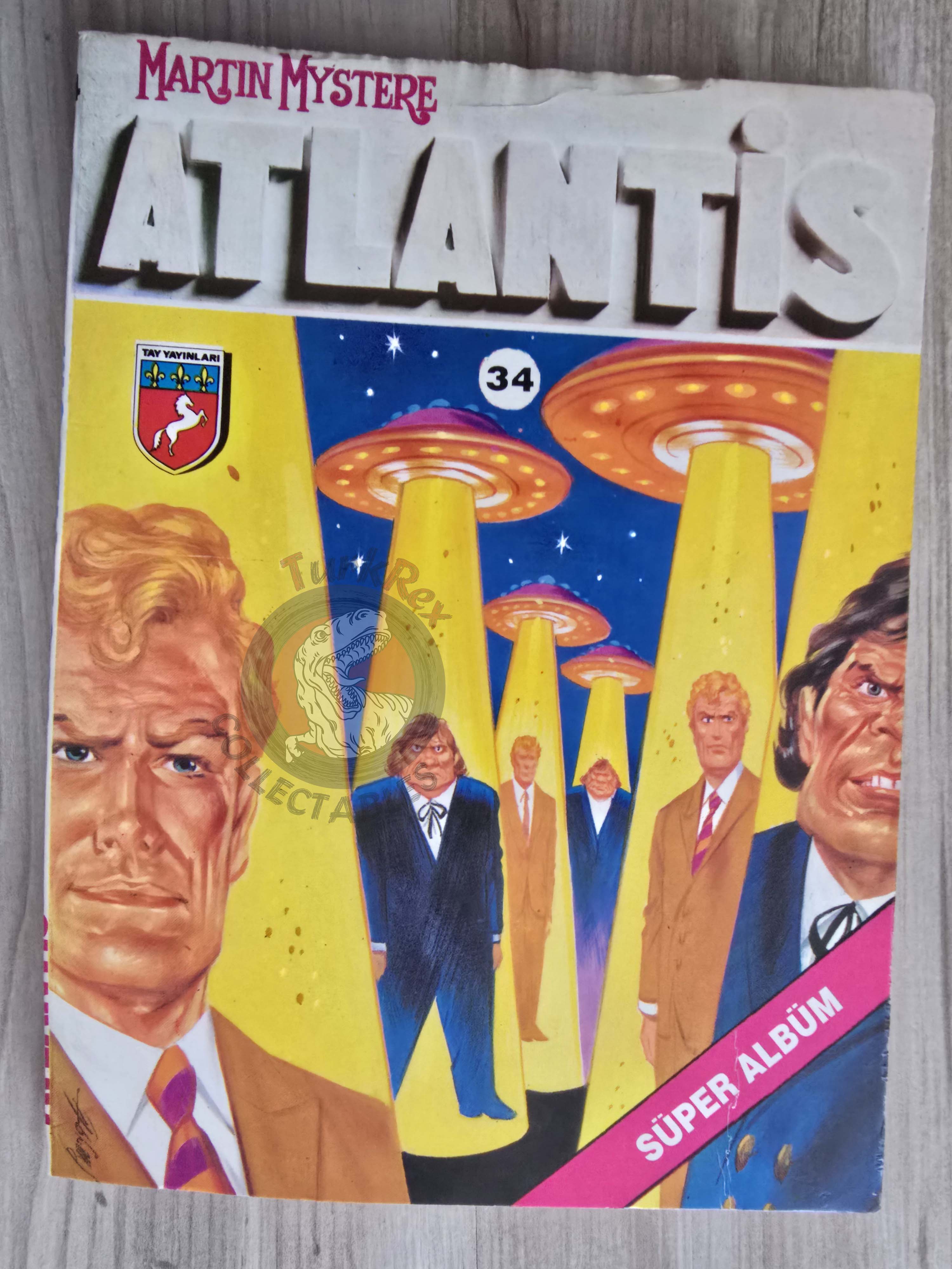 Martin Mystère #34 Assurdi Universi 80s Turkish Comic Turkey #82 #84 #86