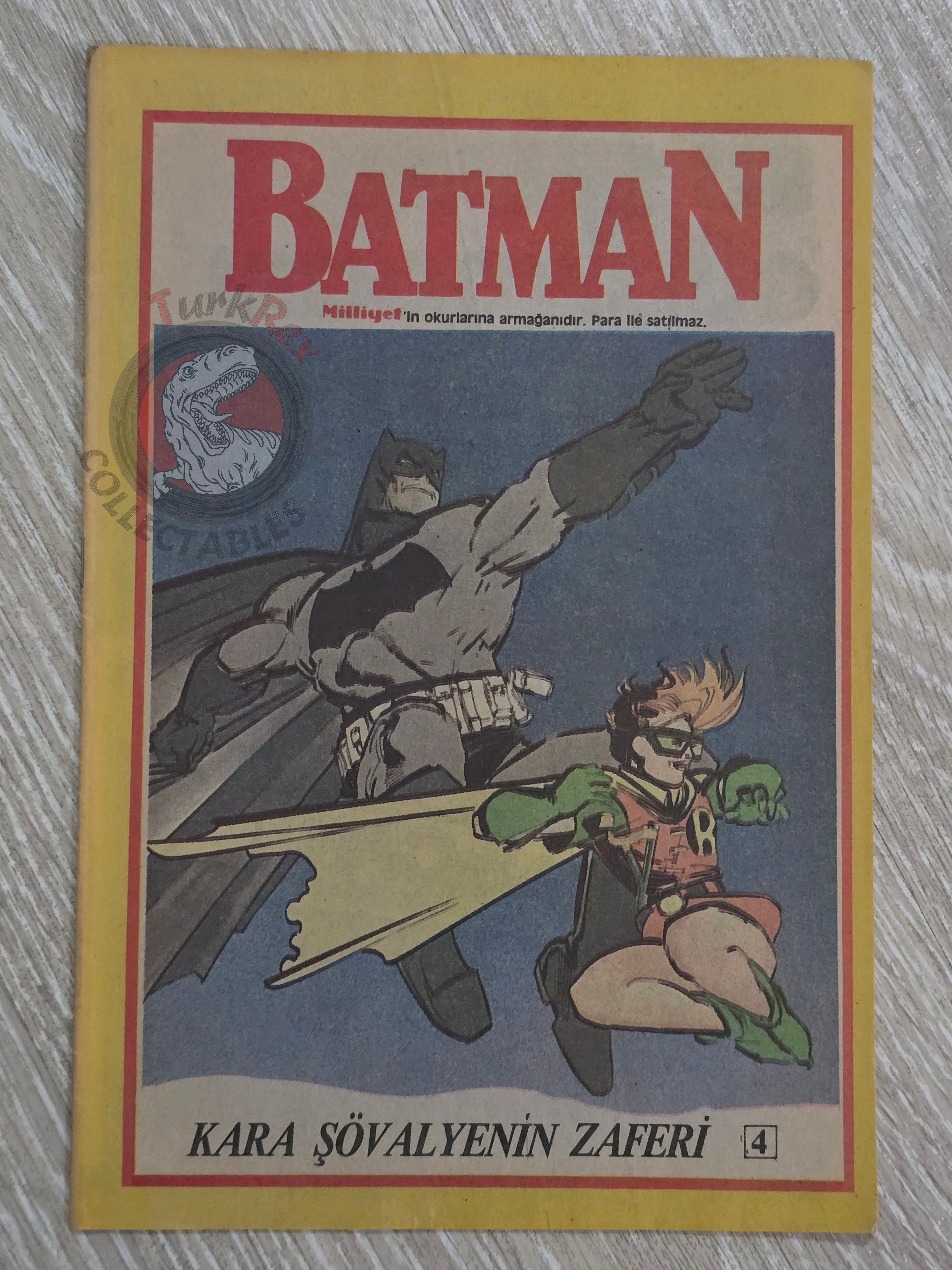 Batman The Dark Knight Returns #4 1989 Turkish Comic Turkey